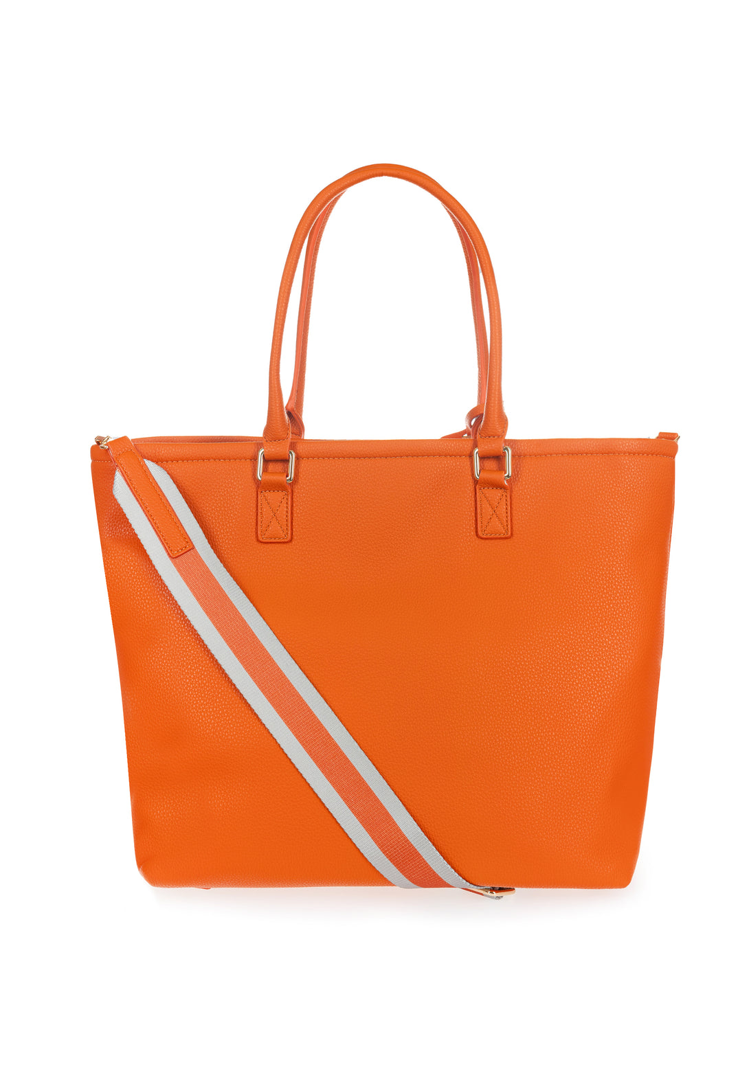 Tote bag made in eco leather with coloured shoulder strap Fracomina FA23SB1005P411S6-376-4