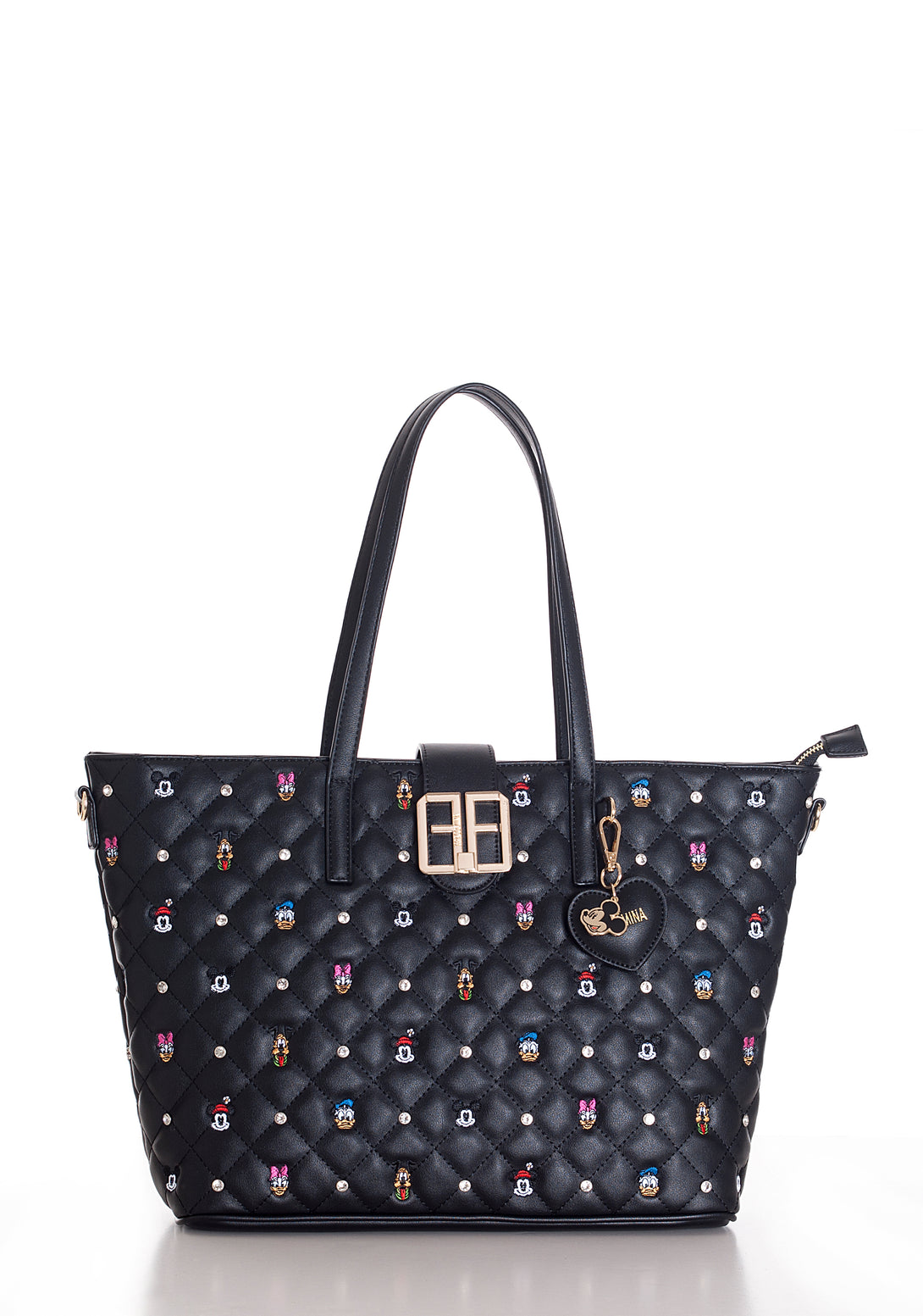 Shopping bag made in quilted eco leather Fracomina FD21WB1001E40001-053_01_0b04bbe6-c1e8-43d4-8bd7-272a10400912