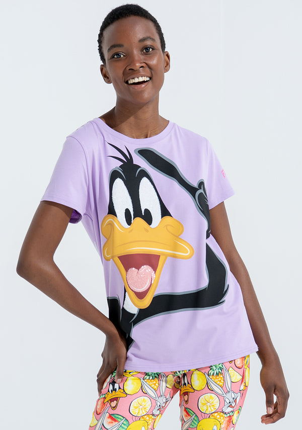 T-shirt over fit made in jersey with Looney Tunes print Fracomina FD22ST3004J40110-185_2