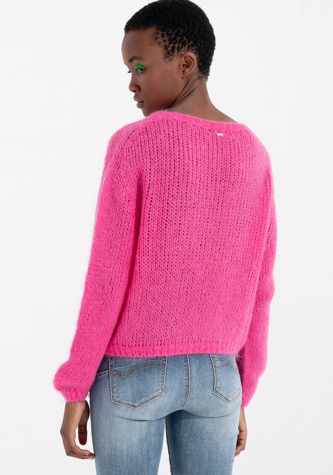 Knitwear wide fit with mohair
