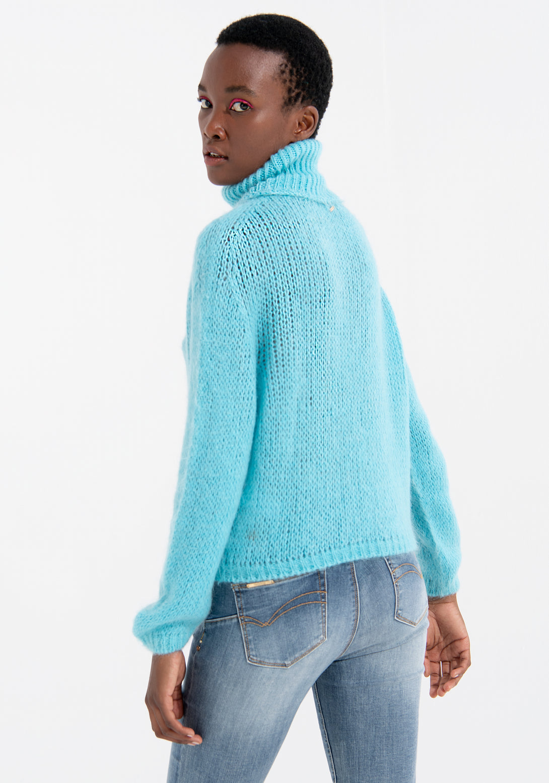 Knitwear wide fit with mohair