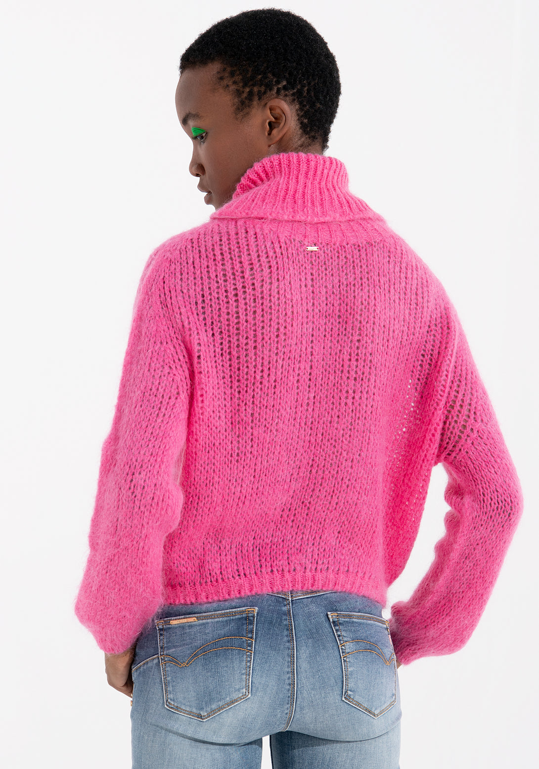 Knitwear wide fit with mohair