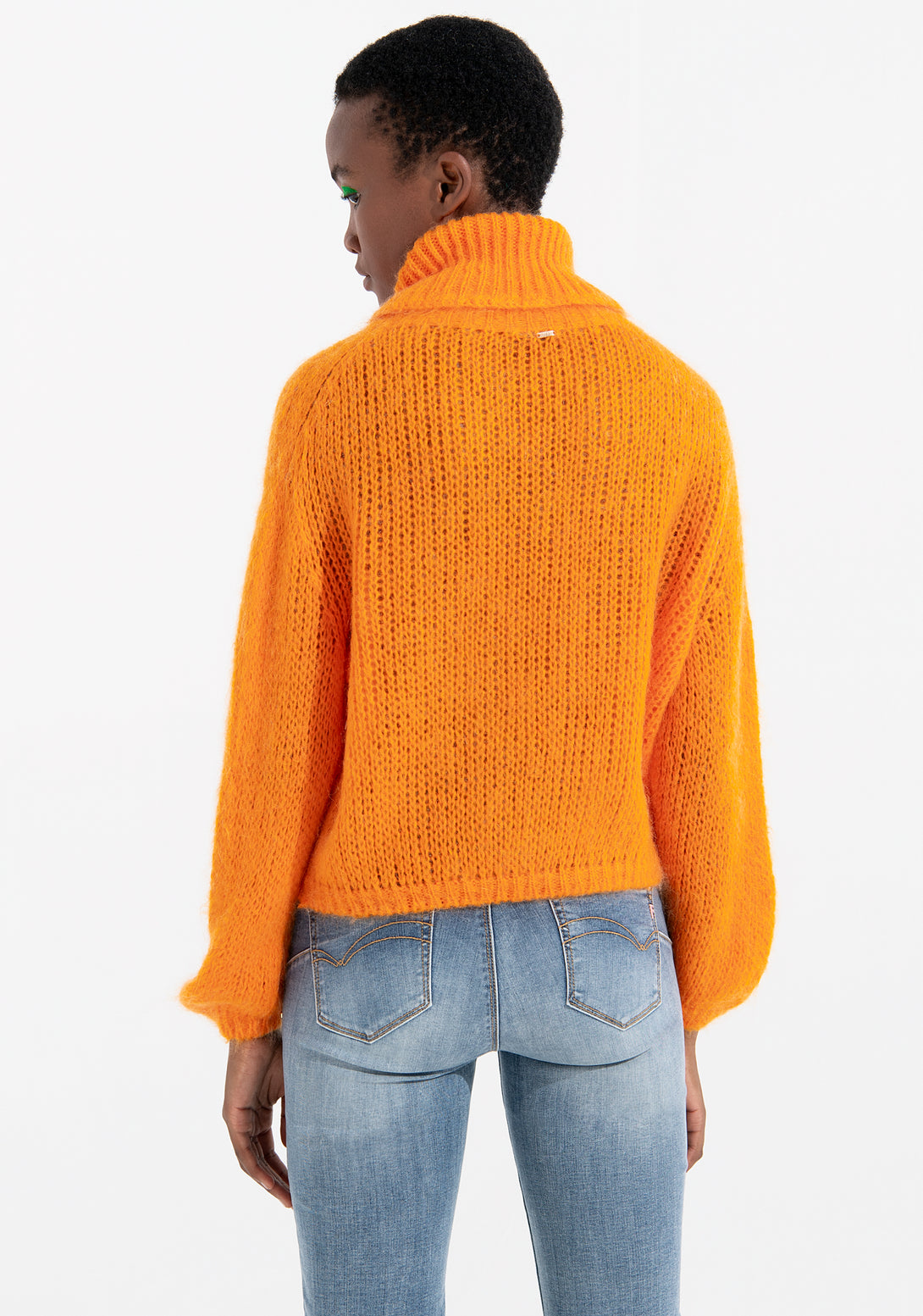 Knitwear wide fit with mohair