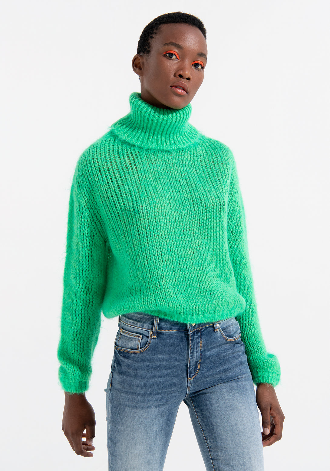 Knitwear wide fit with mohair Fracomina FI21WT7016K48901-L11