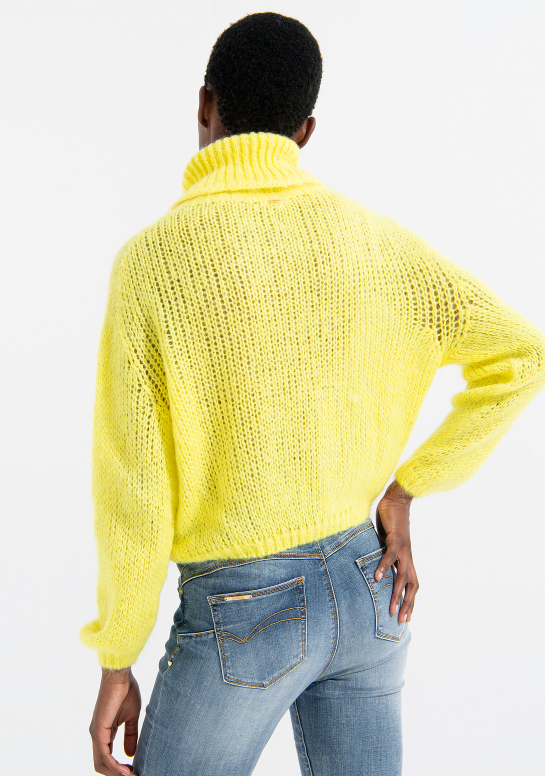 Knitwear wide fit with mohair