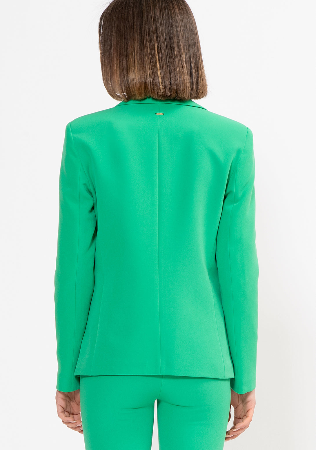 Blazer straight fit single breasted