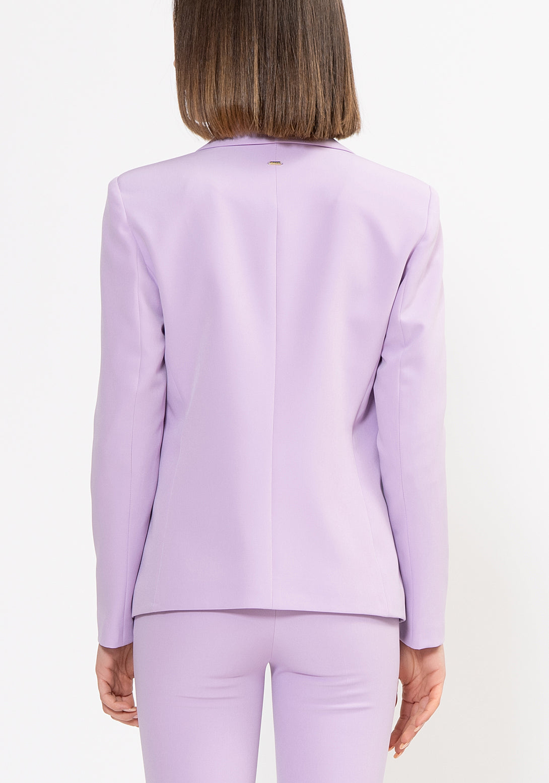Blazer straight fit single breasted