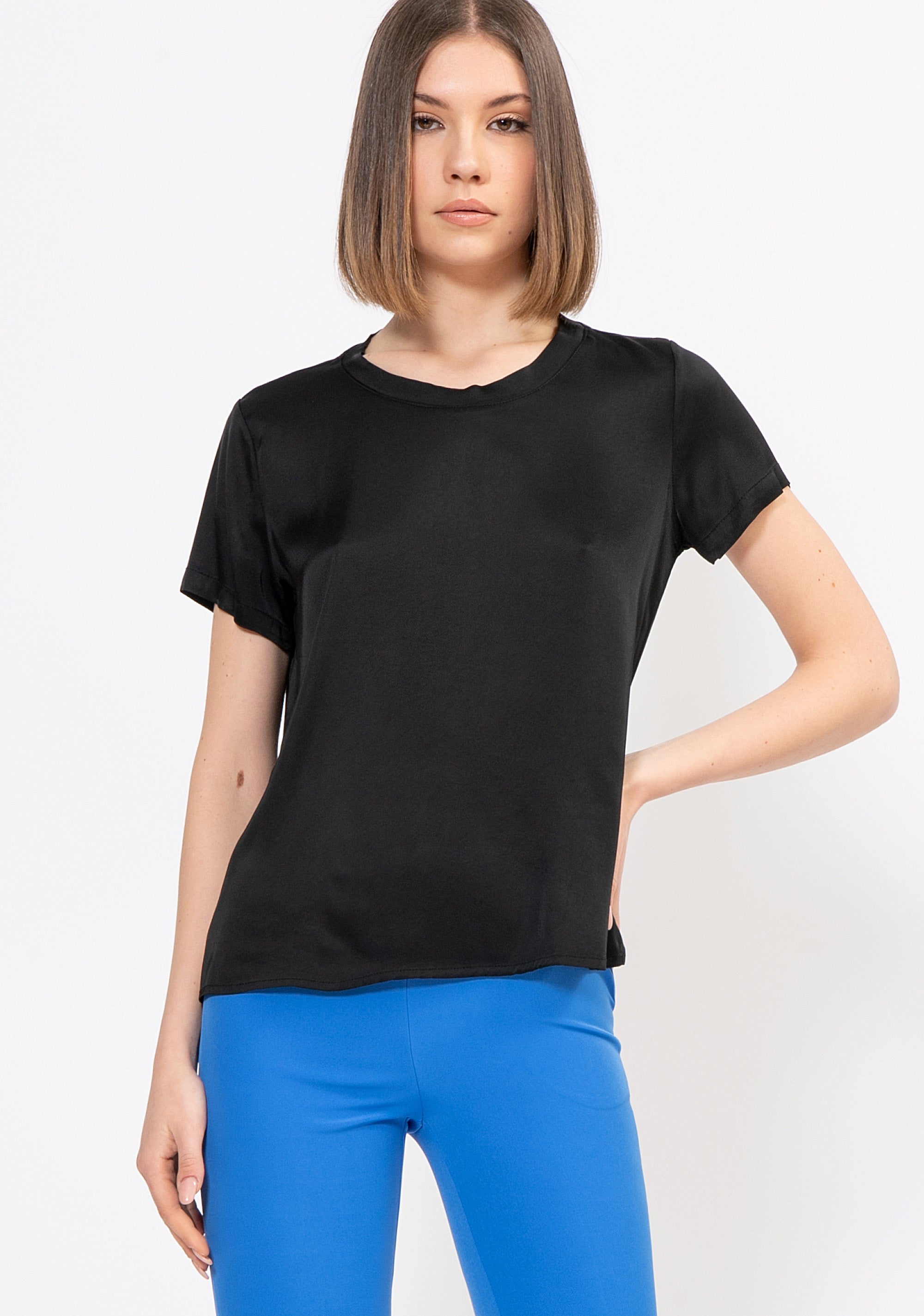 T-shirt regular fit made in soft viscose Fracomina FI22ST3002W60501-053