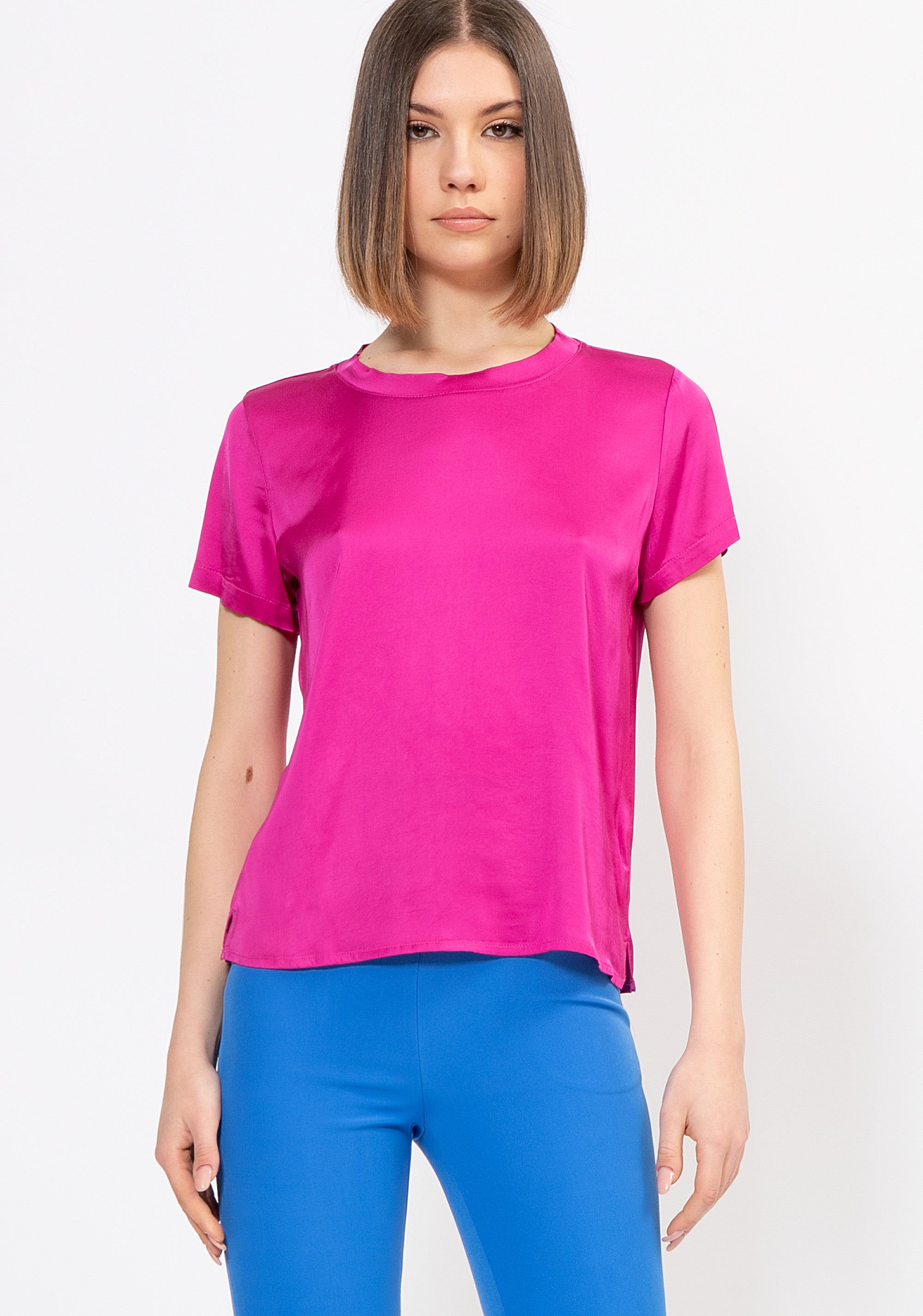 T-shirt regular fit made in soft viscose Fracomina FI22ST3002W60501-148