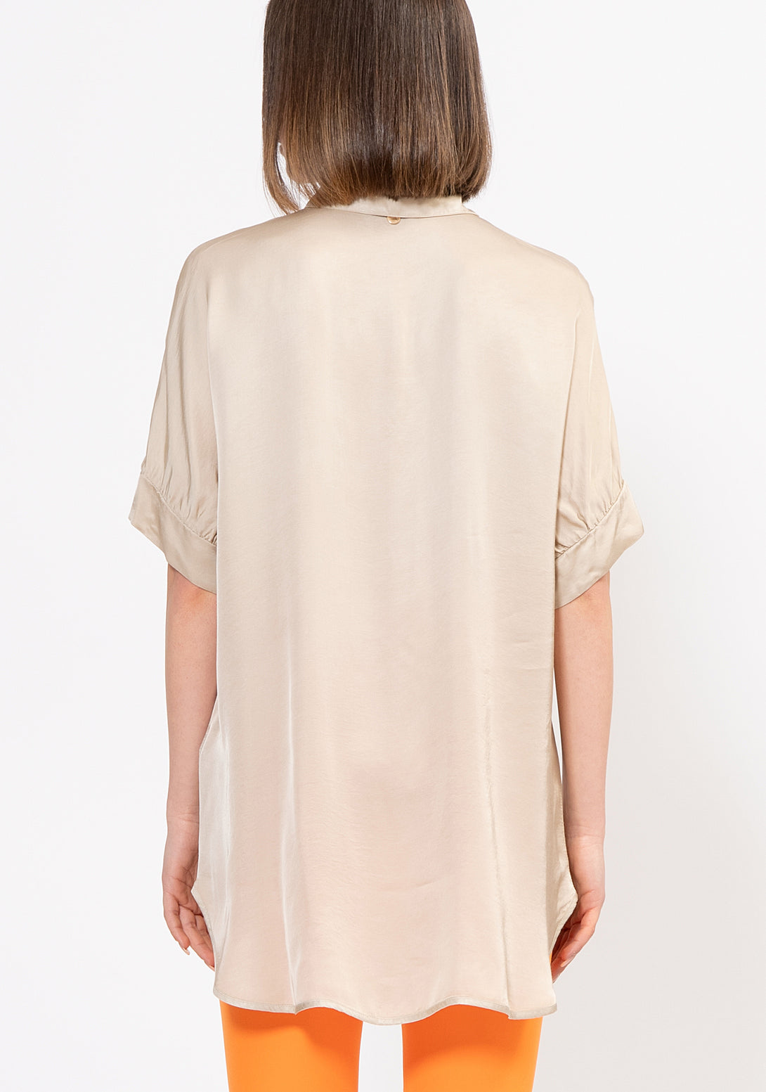 Shirt over fit made in soft viscose