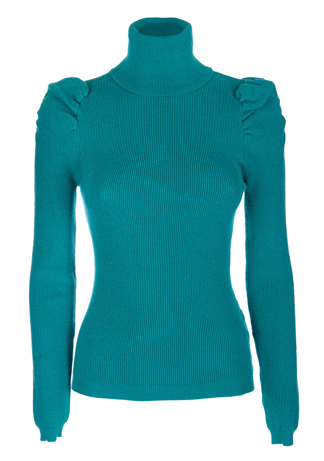 Knitwear slim fit with ribs and high neck Fracomina FI22WT7006K51301-436