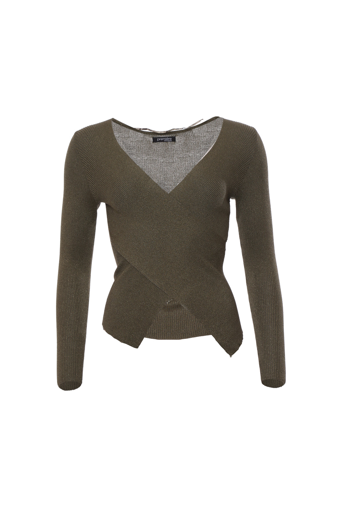 Crossed wool sweater Fracomina FI22WT7009K45901-205