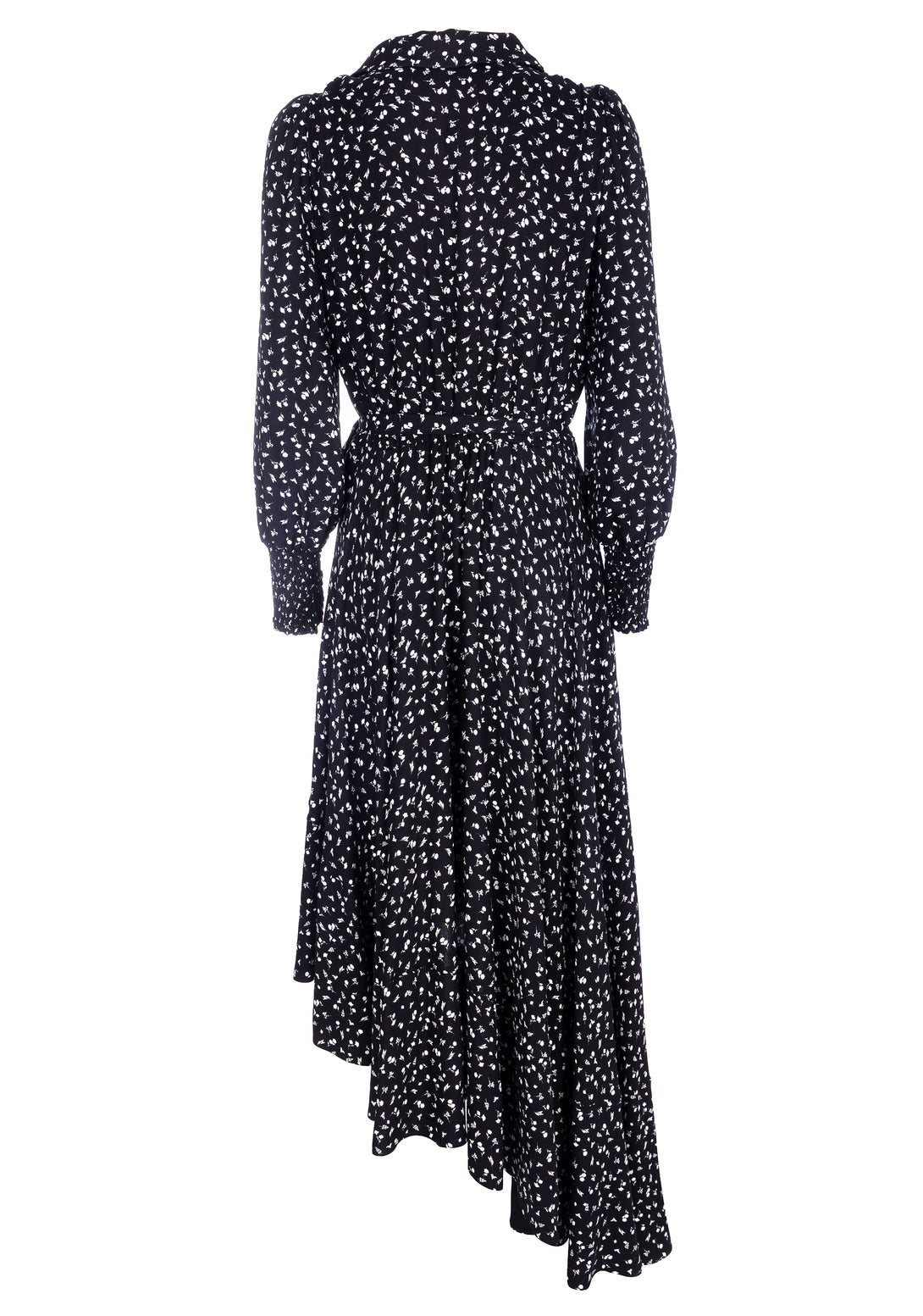 Wrap dress regular fit with flowery pattern