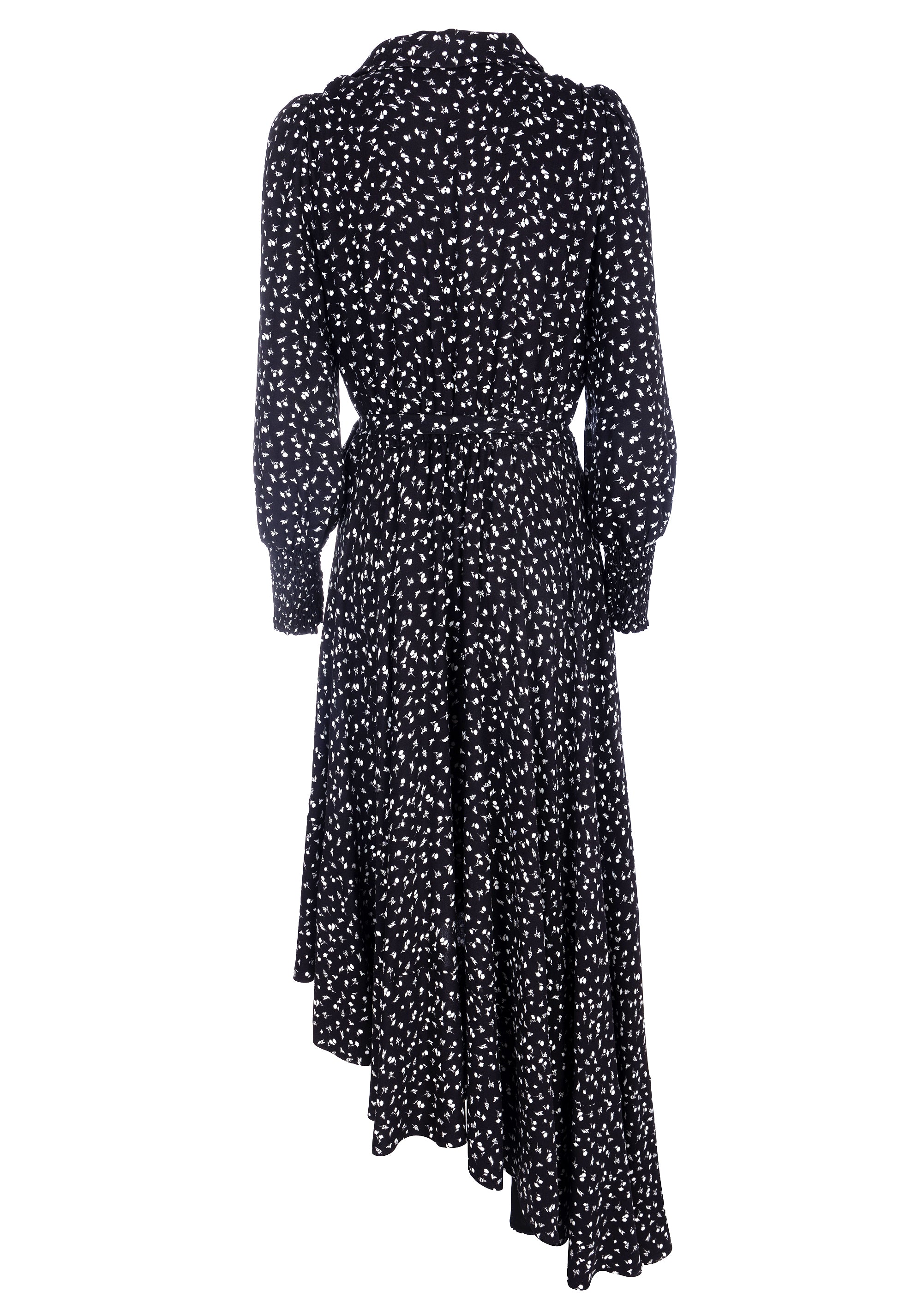 Wrap dress regular fit with flowery pattern Fracomina FJ22WD2001W422N4_2