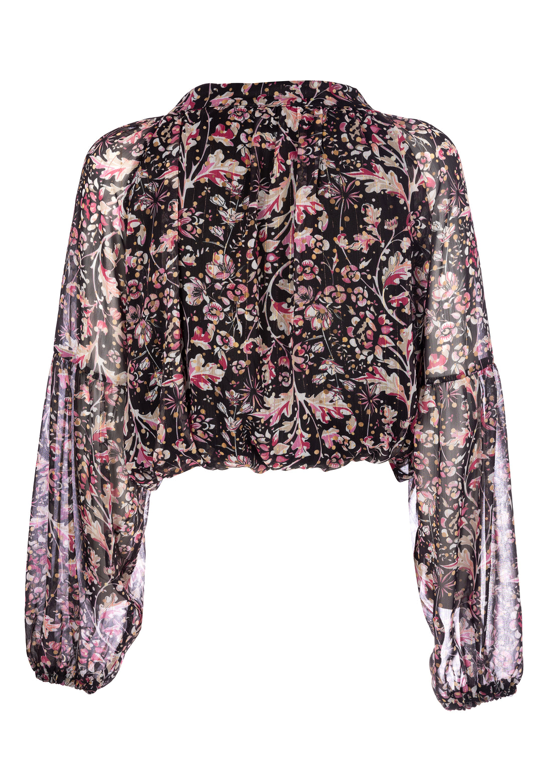 Blouse regular fit with flowery pattern