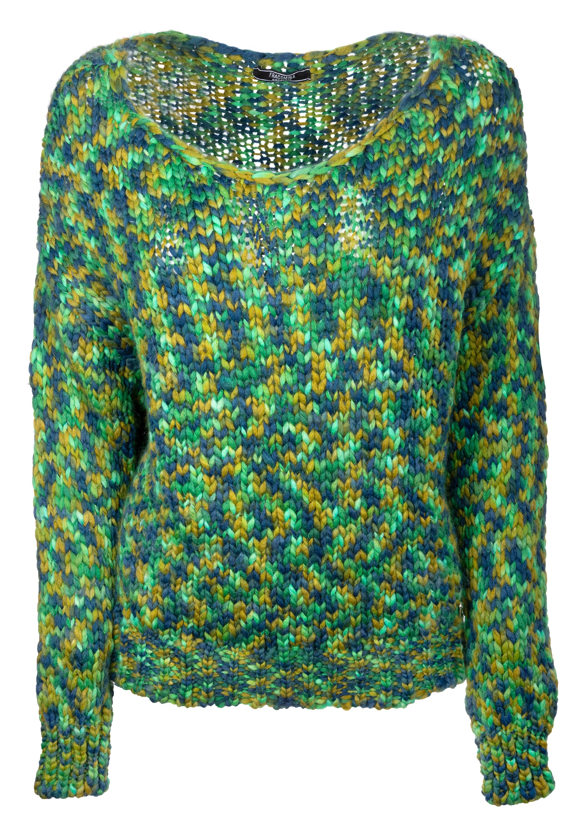 Knitwear over fit multi color with wool Fracomina FJ22WT7004K46501-F74_1