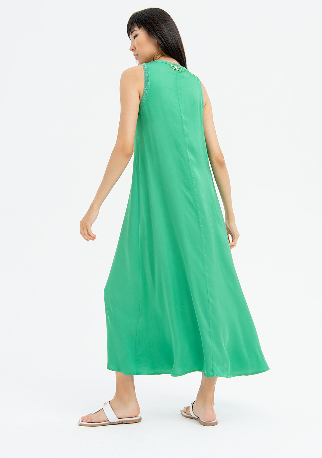 Dress A-shape middle length made in viscose Fracomina FJ23SD3005W45101-506-3