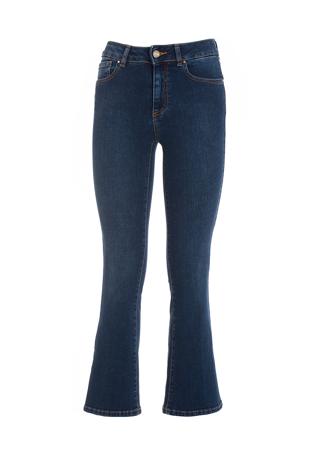 Jeans Bella flare cropped made with a sophisticated stretch denim