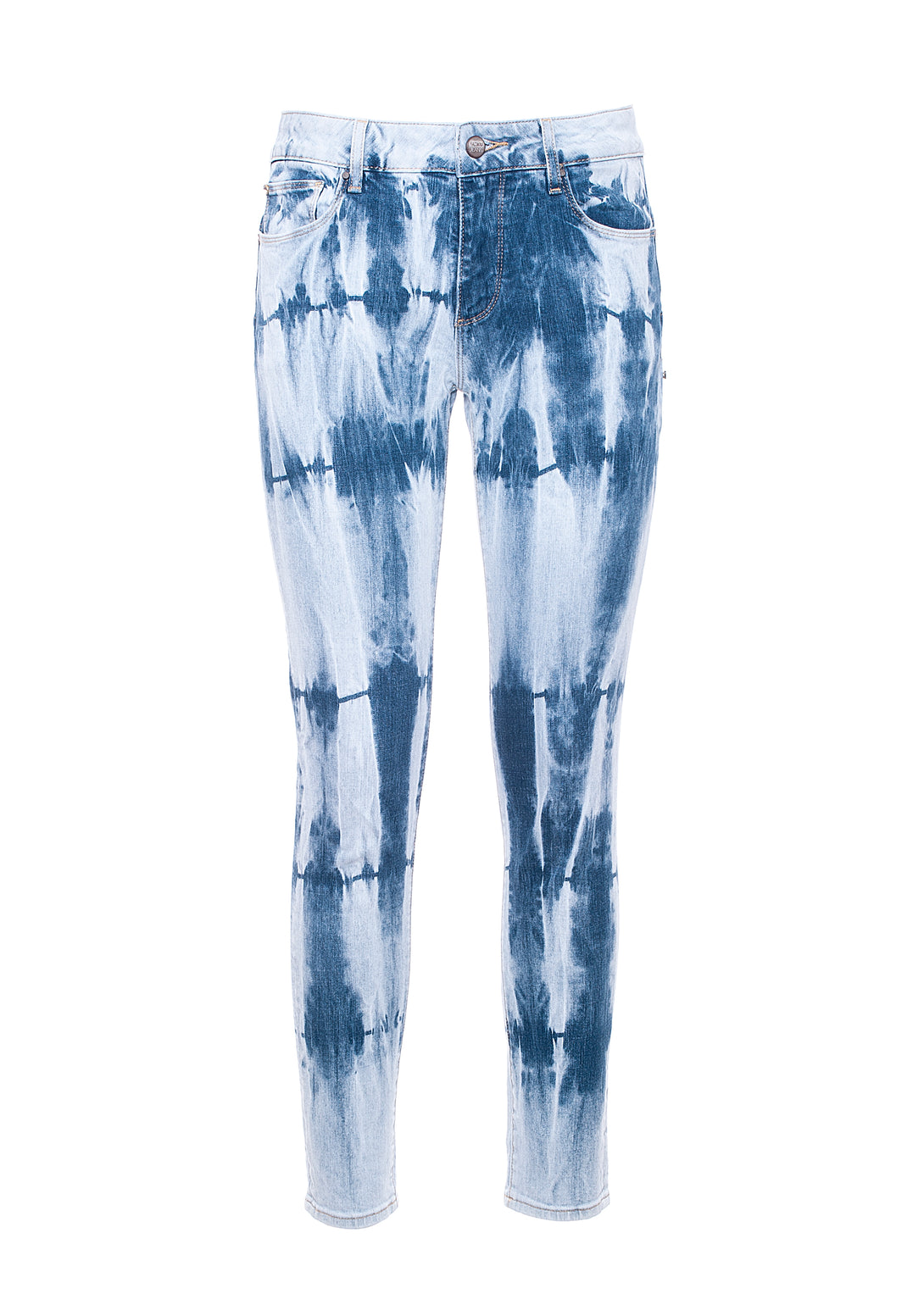 Jeans skinny fit made in stretch denim with tie-dye effect Fracomina FP21SP5011D401O3-621_5