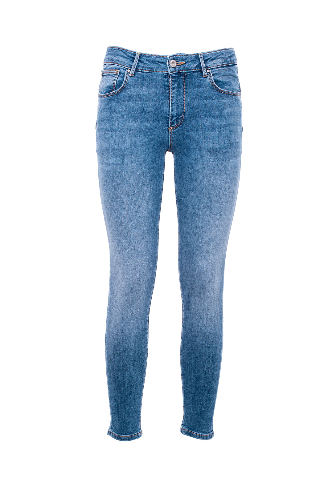Jeans skinny fit made in stretch denim with middle wash Fracomina FP21SP5011D40702-258