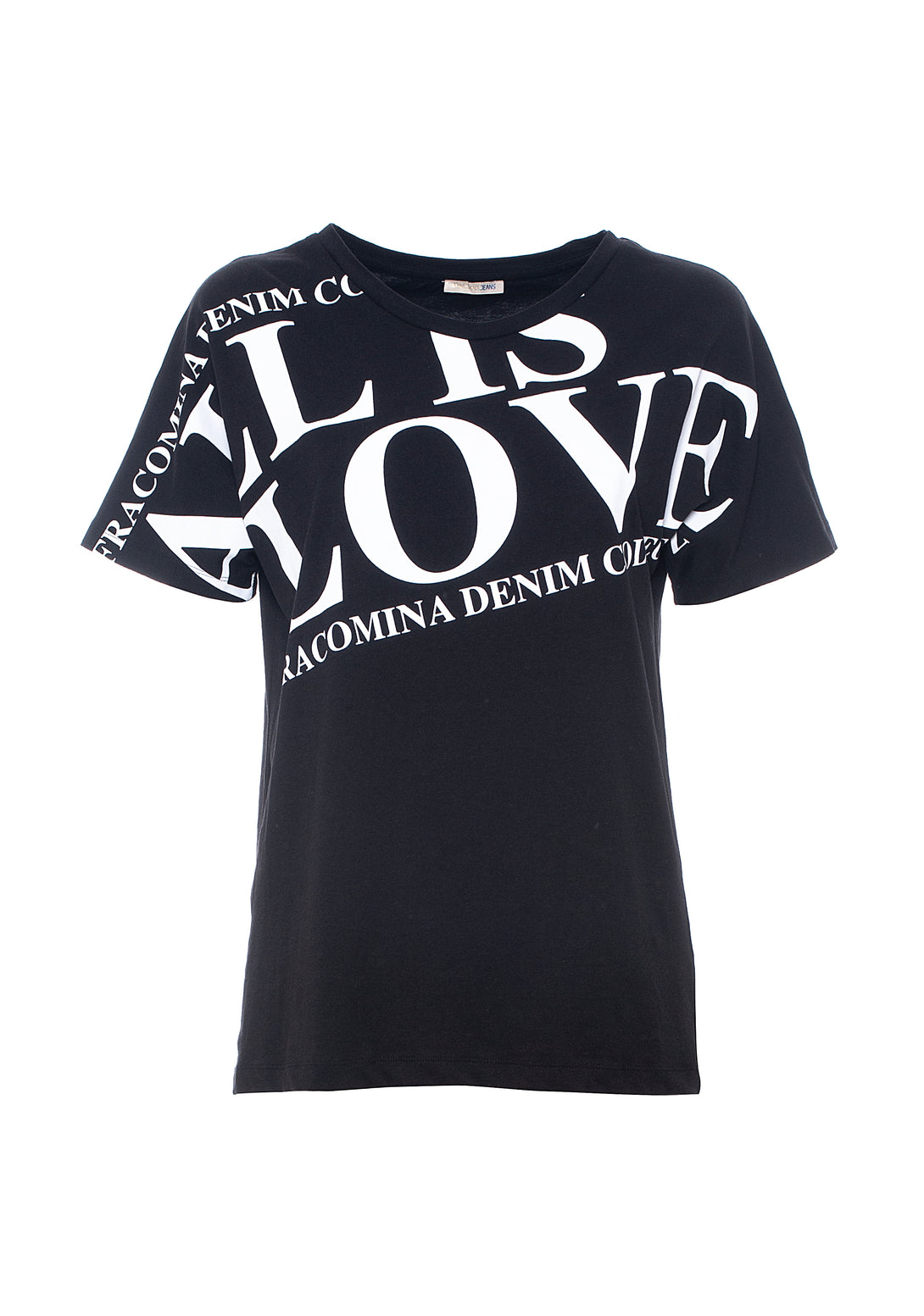 T-shirt over fit made in cotton jersey with lettering print Fracomina FP21ST3023J40009-053