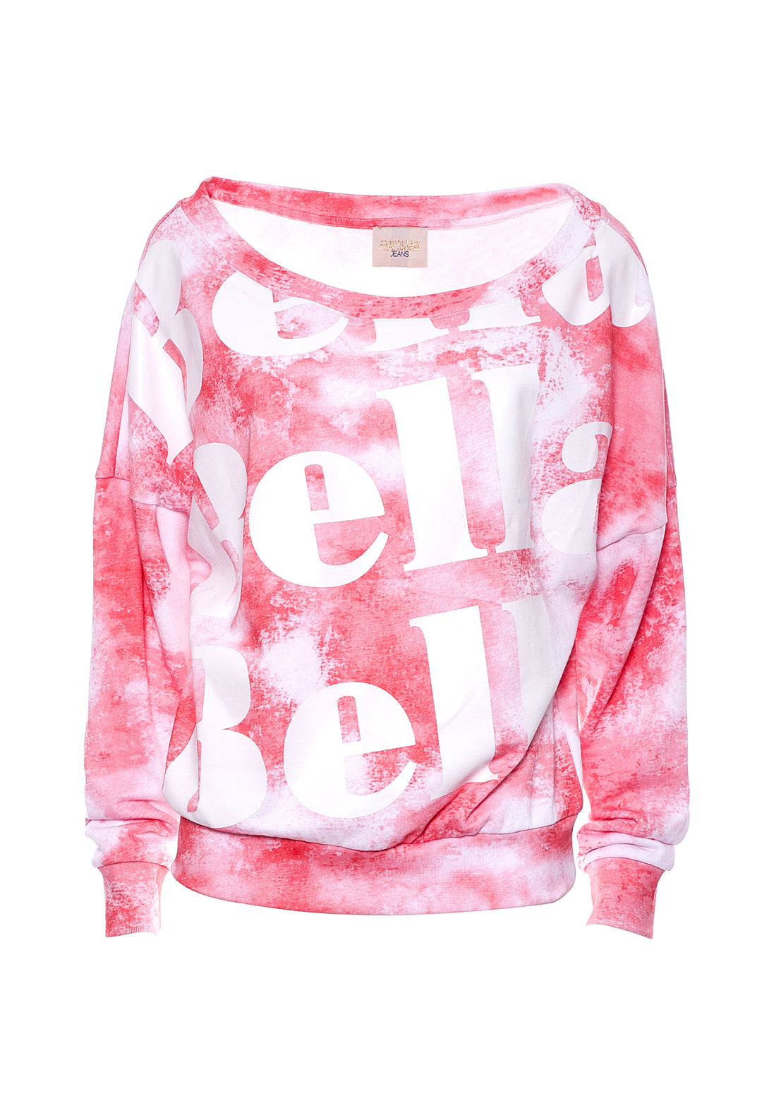 Sweater over fit made in cotton with tie-dye effect Fracomina FP21ST9020F400N5-I25
