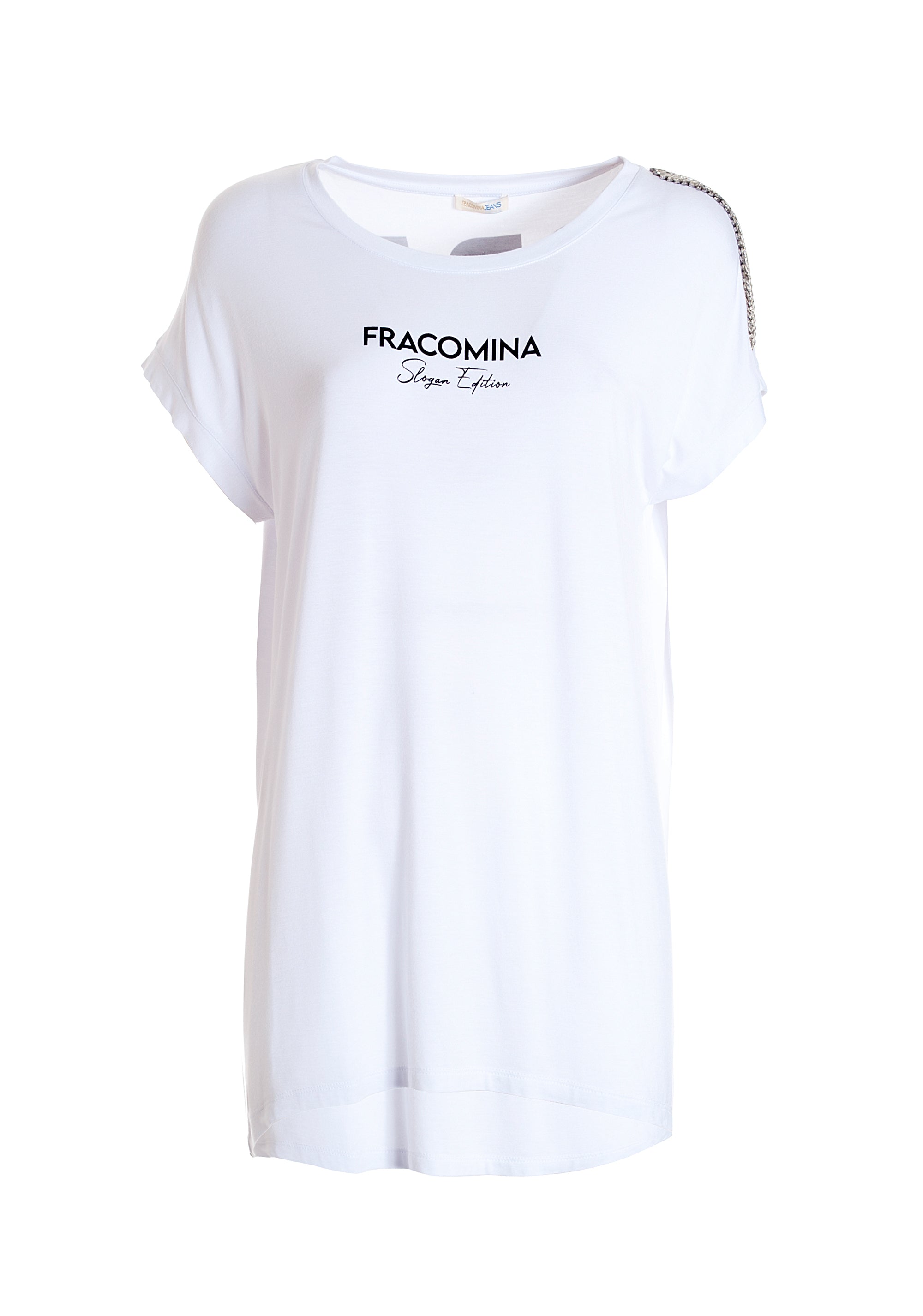 T-shirt wide fit made in viscose jersey with lettering print Fracomina FP21WT3045J42609-278_06