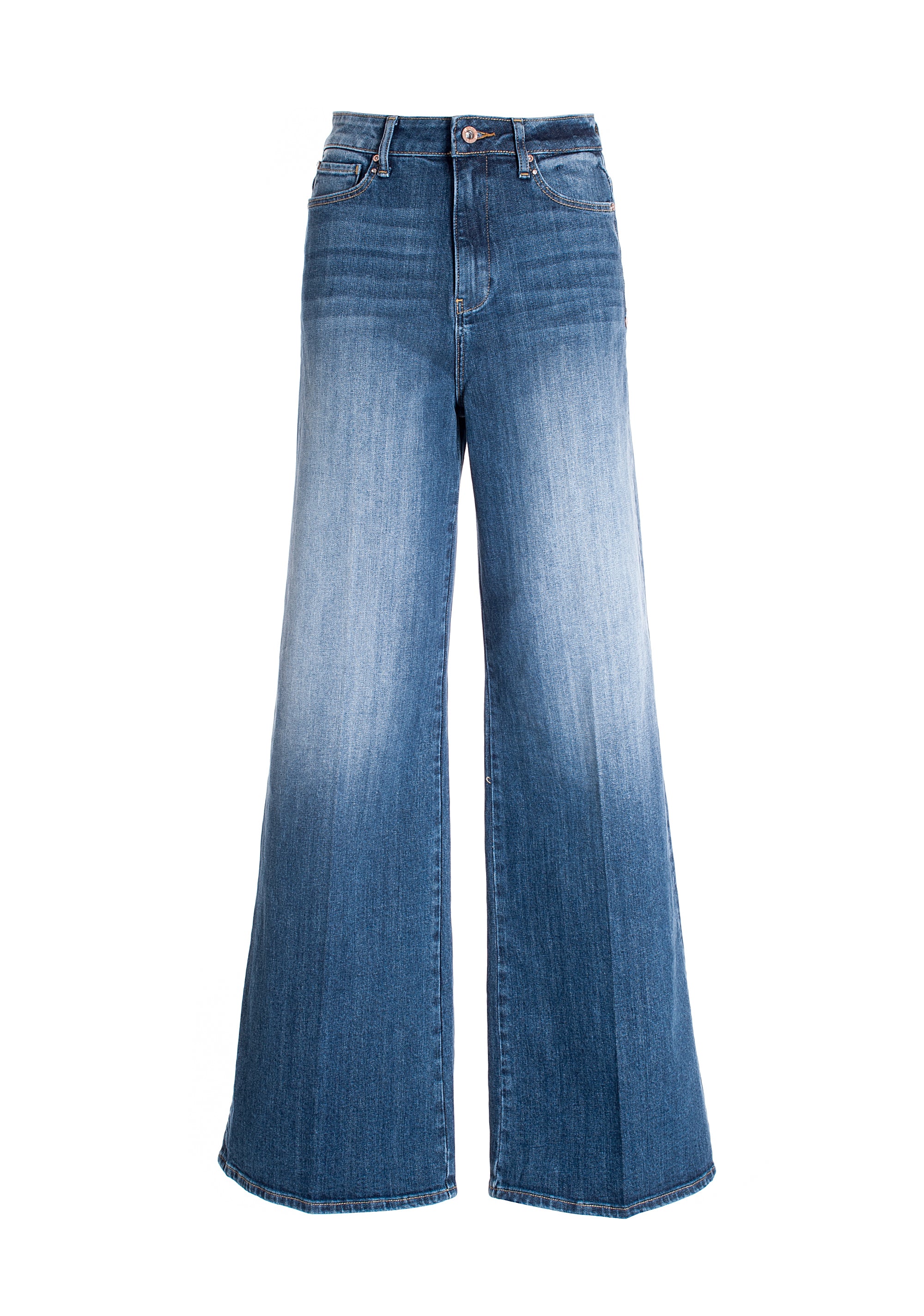 Jeans flare made in denim with middle wash Fracomina FP21WV3003D40104-277_06