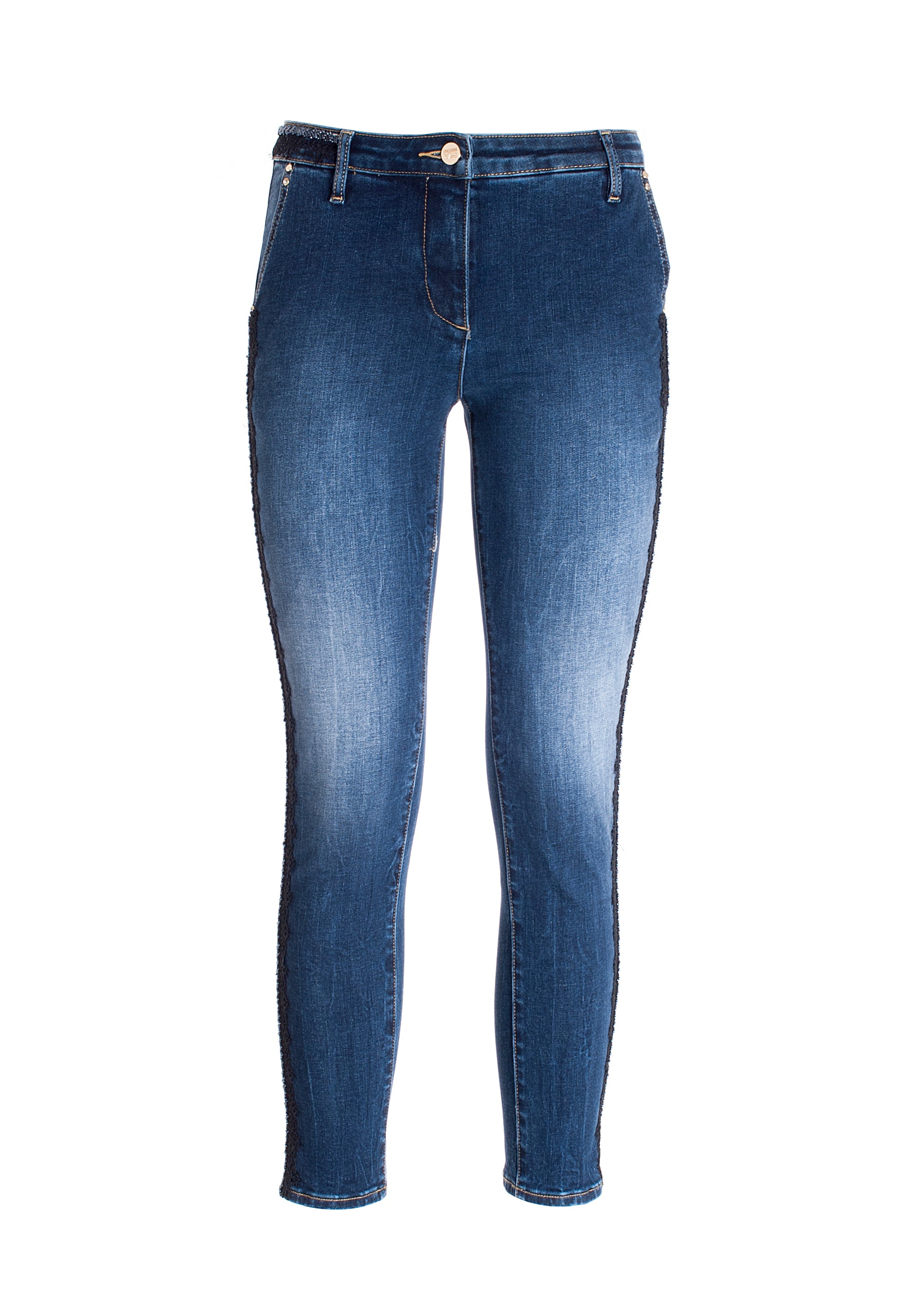 Jeans skinny fit made in denim with middle wash Fracomina FP21WV4009D40901-117