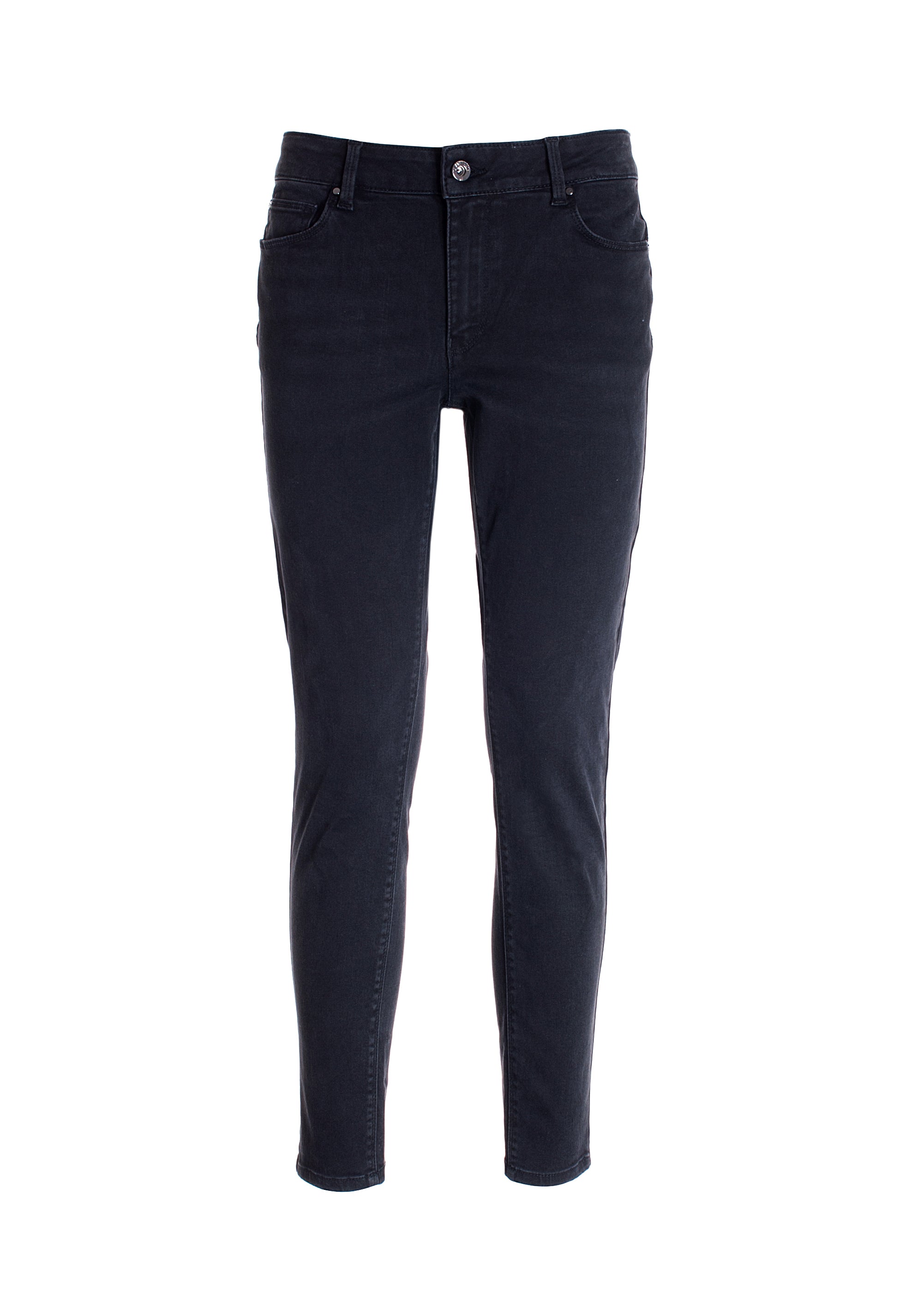 Jeans skinny fit with push-up effect made in black stretch denim with dark wash Fracomina FP21WV8013D40402-053_06