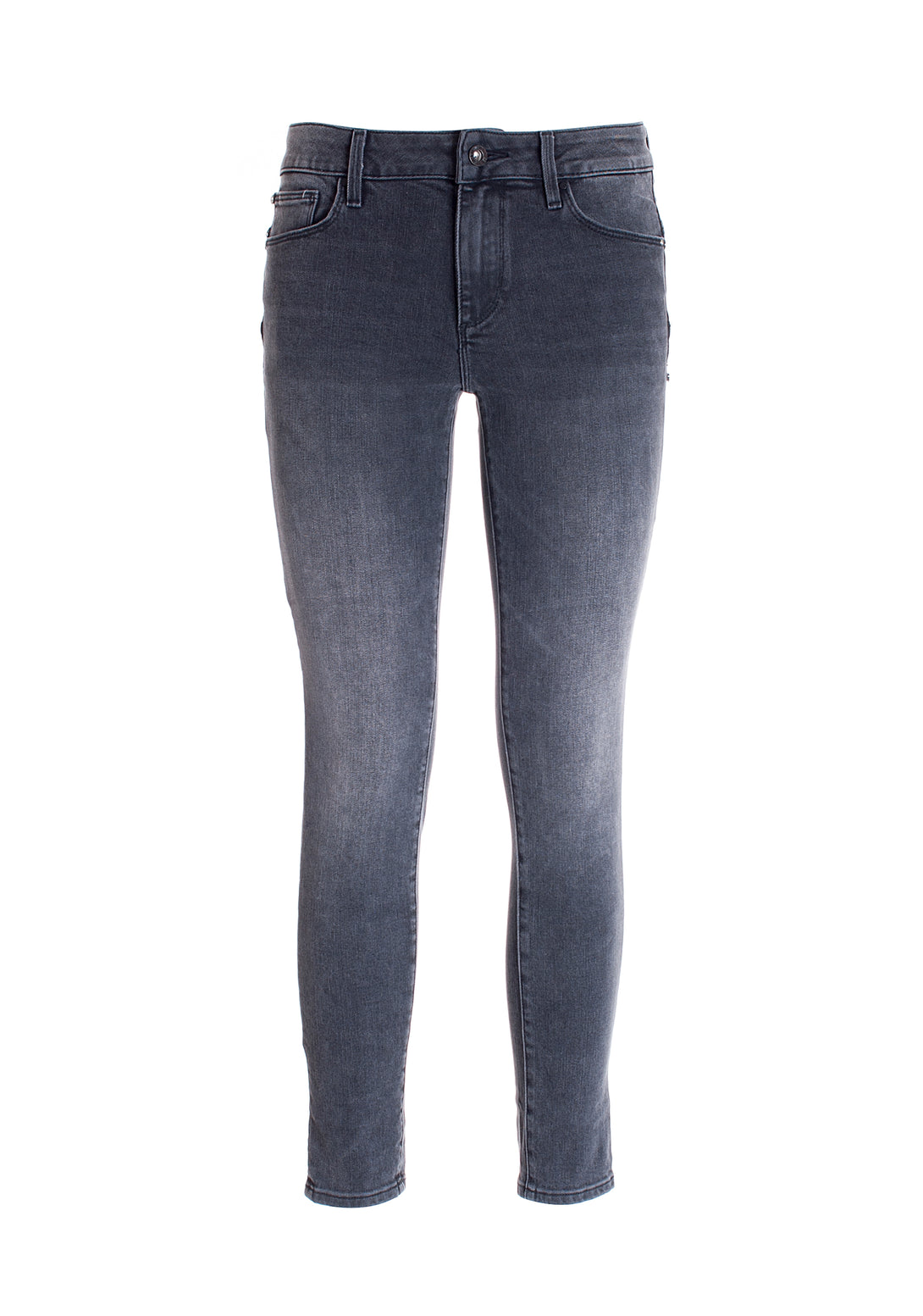 Jeans skinny fit with push-up effect made in black stretch denim with ...