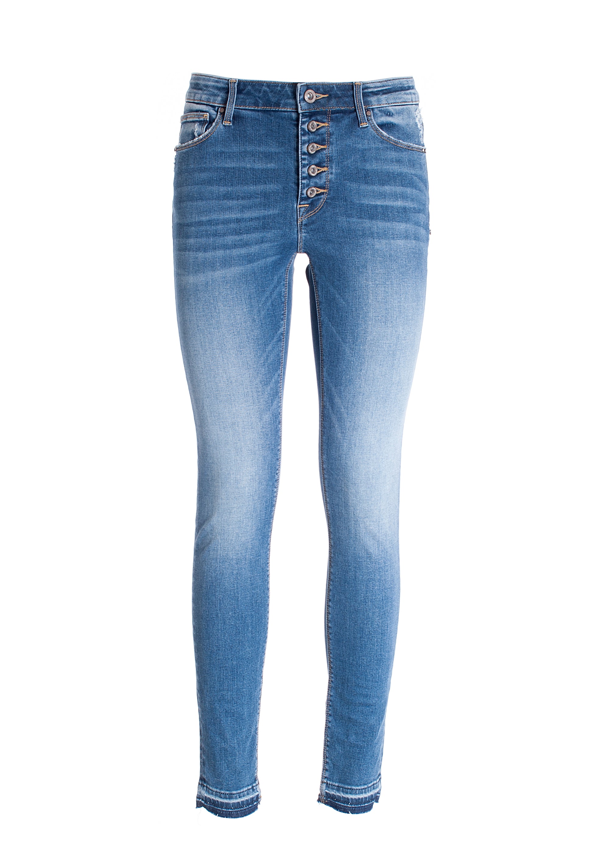 Jeans skinny made in denim with middle wash Fracomina FP21WV9005D40902-258_06