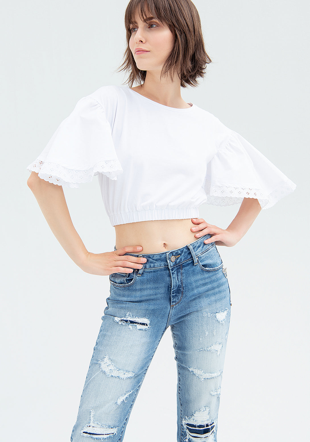 Top cropped made in jersey