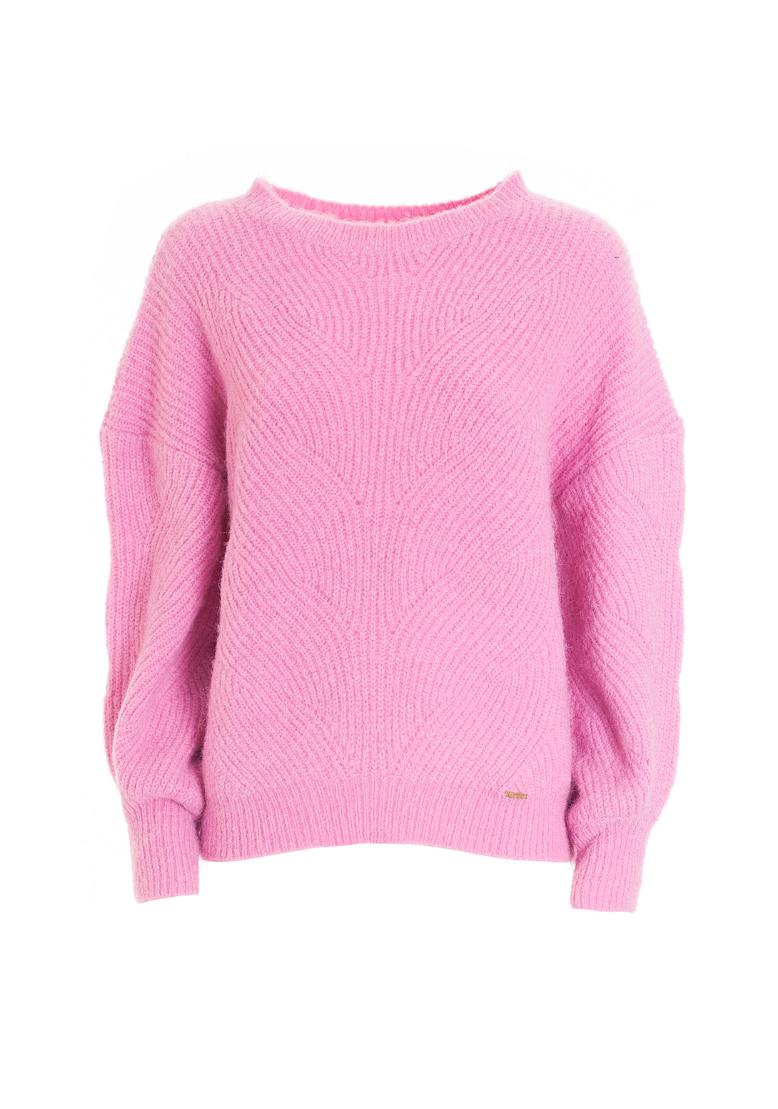 Knitwear over fit round neck