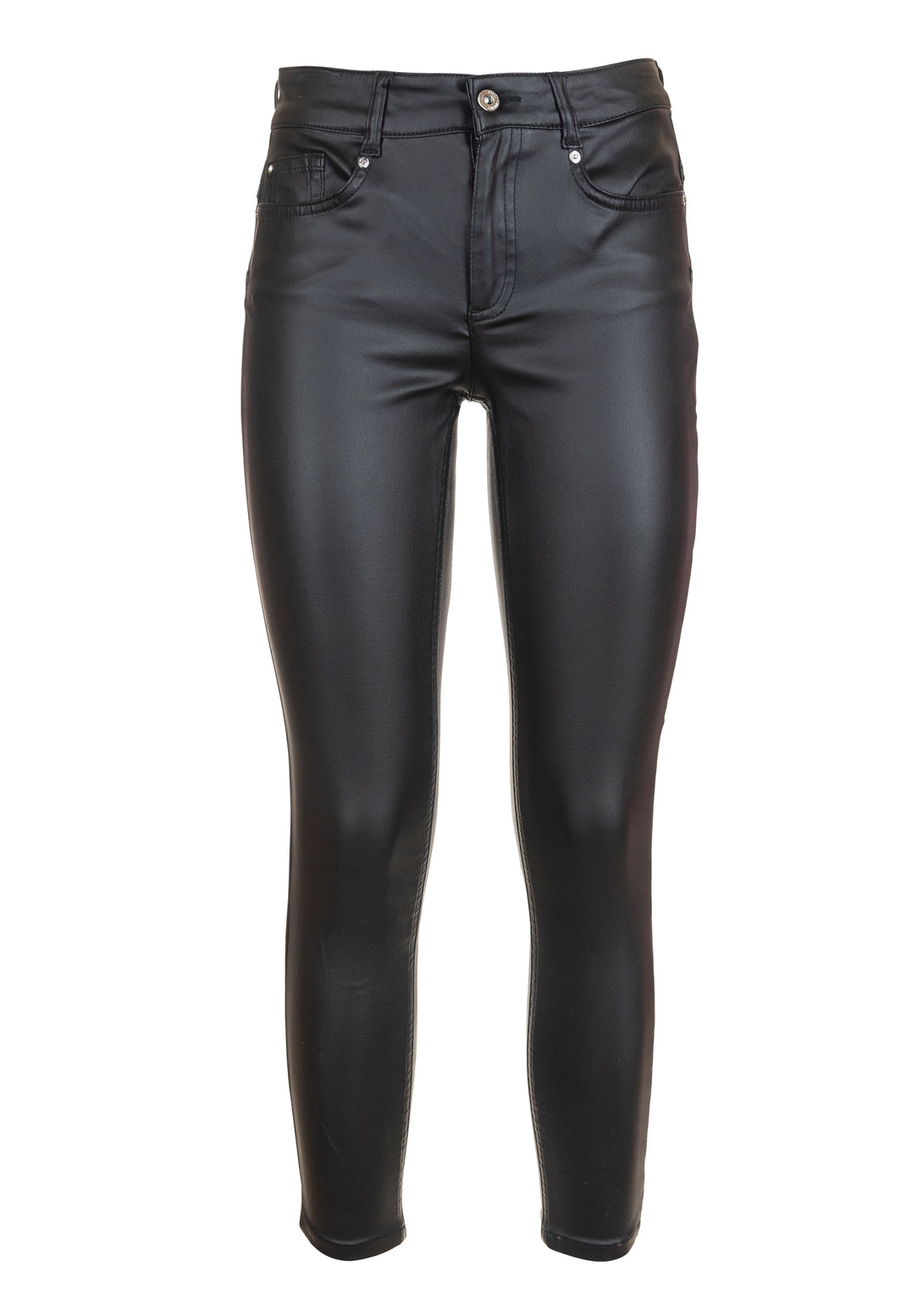 Pant skinny fit with push-up effect made in eco leather Fracomina FP23SV8000W51101-053-1