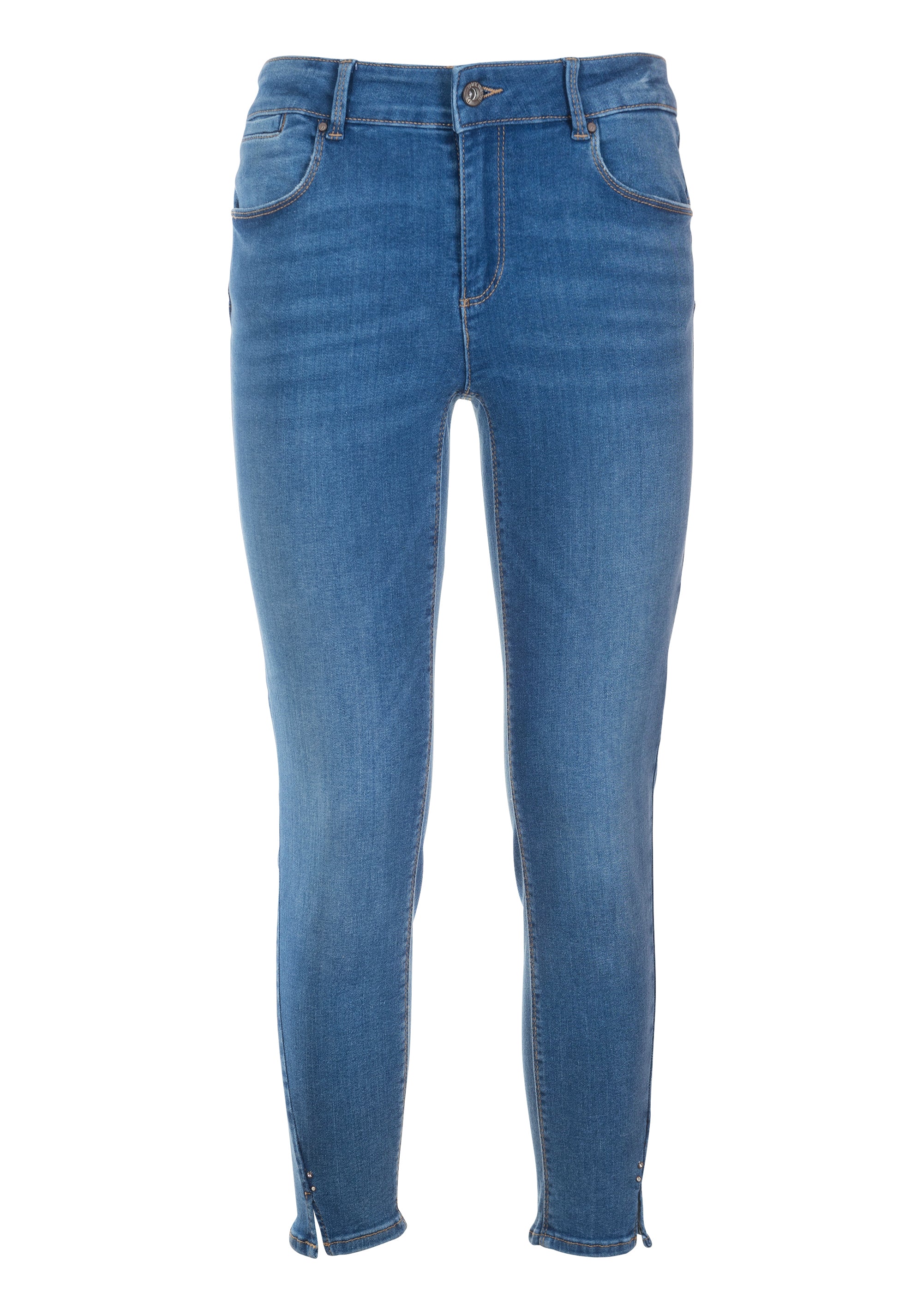 Jeans slim fit made in denim with middle wash Fracomina FP23SV9002D40101-B06-1