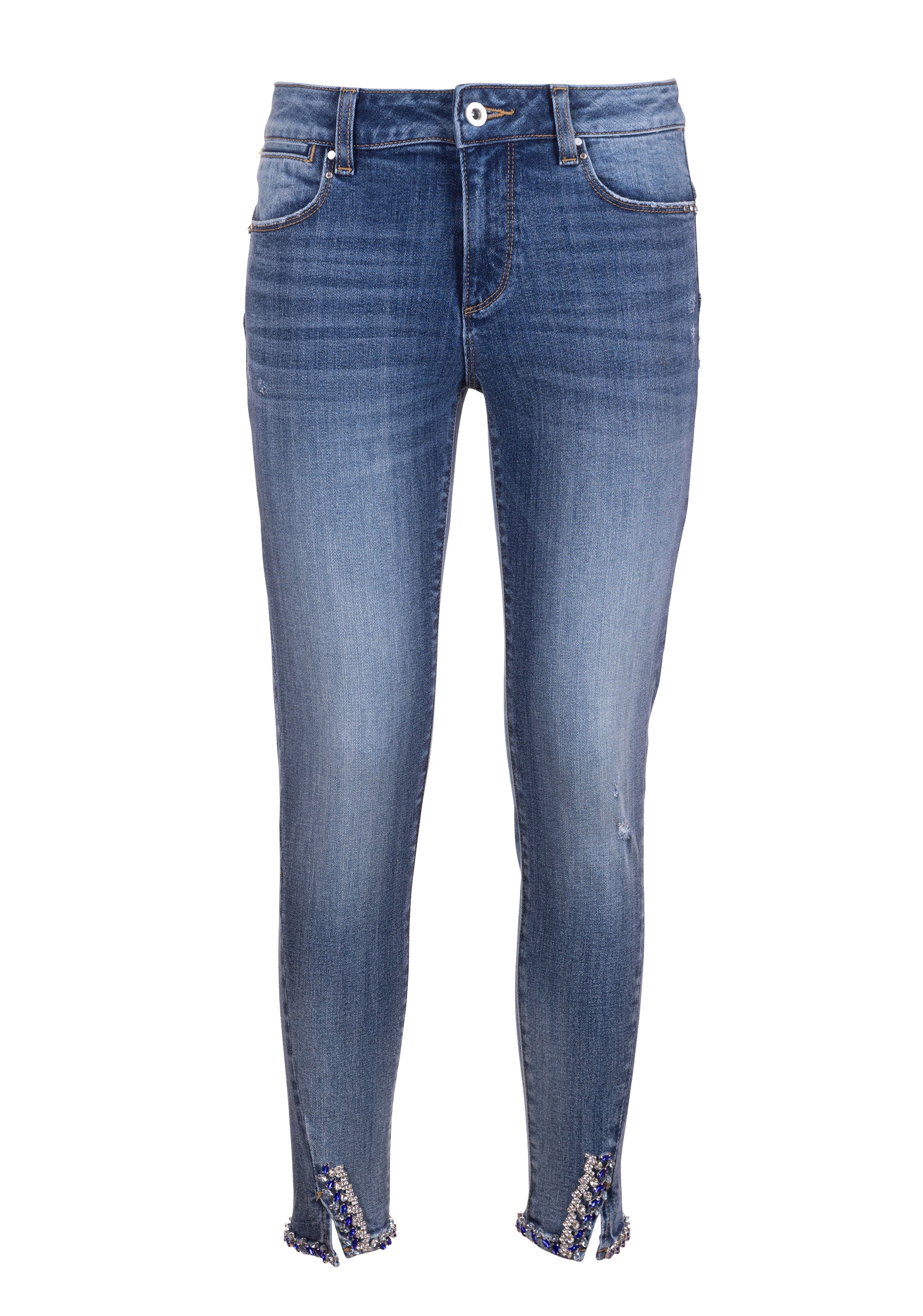 Jeans slim fit made in denim with middle wash Fracomina FP23SV9002D40102-263-1