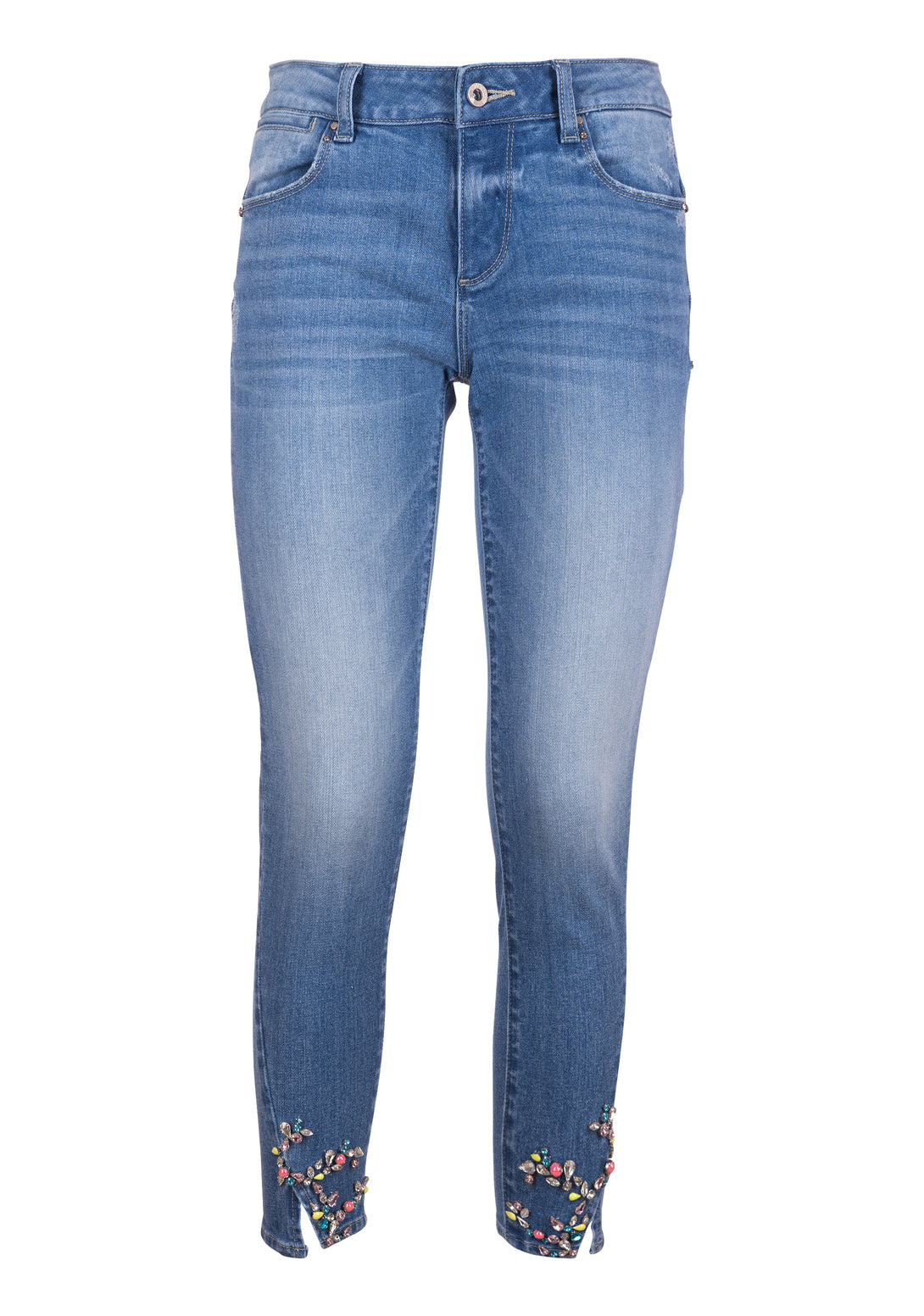 Jeans slim fit made in denim with light wash