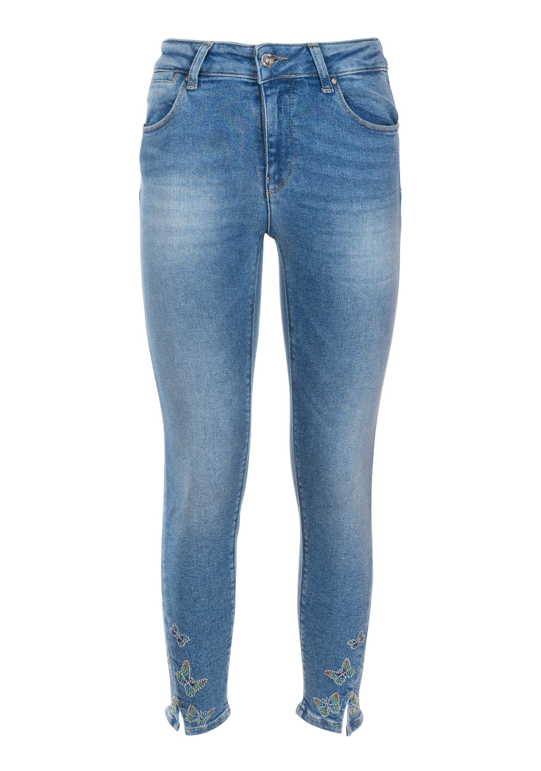 Jeans slim fit made in denim with middle wash