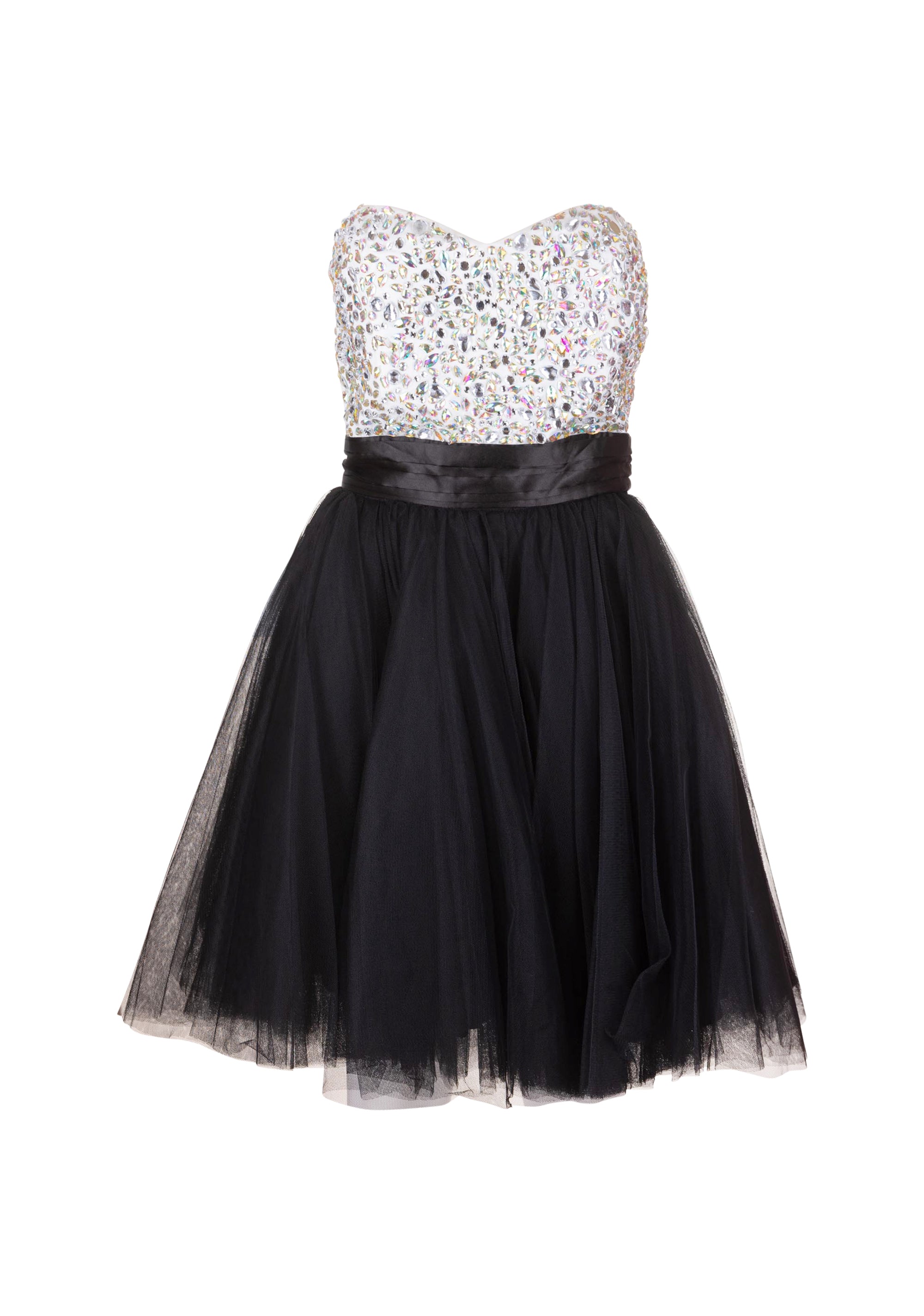 Sleeveless short dress with tulle skirt Fracomina FQ000D1005W406Q5-324_c41b0318-bbd6-4e24-bd3c-2fb78c1c4b71