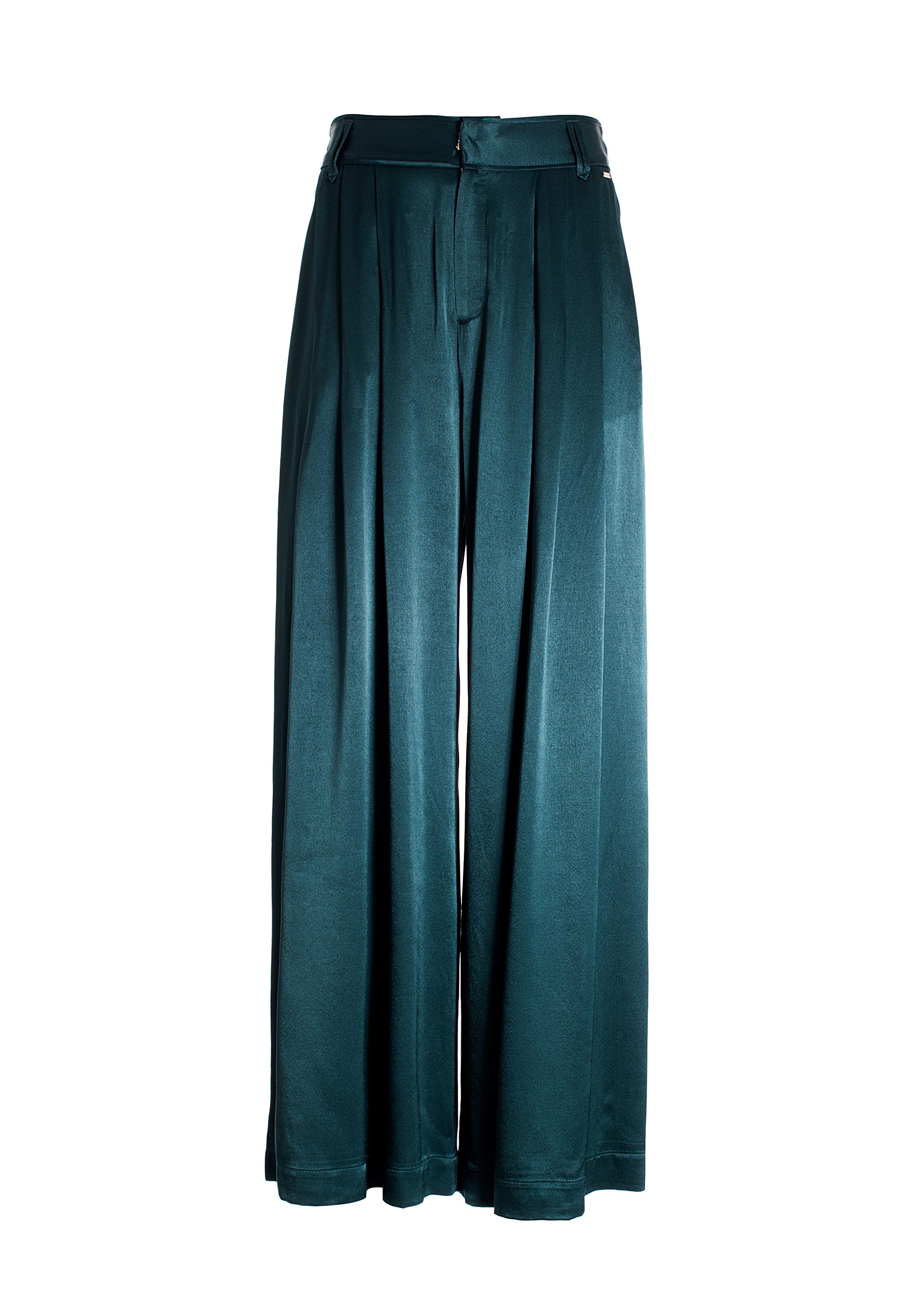 Palazzo pant flare made in satin Fracomina FQ21WV3008W45801-I75_06