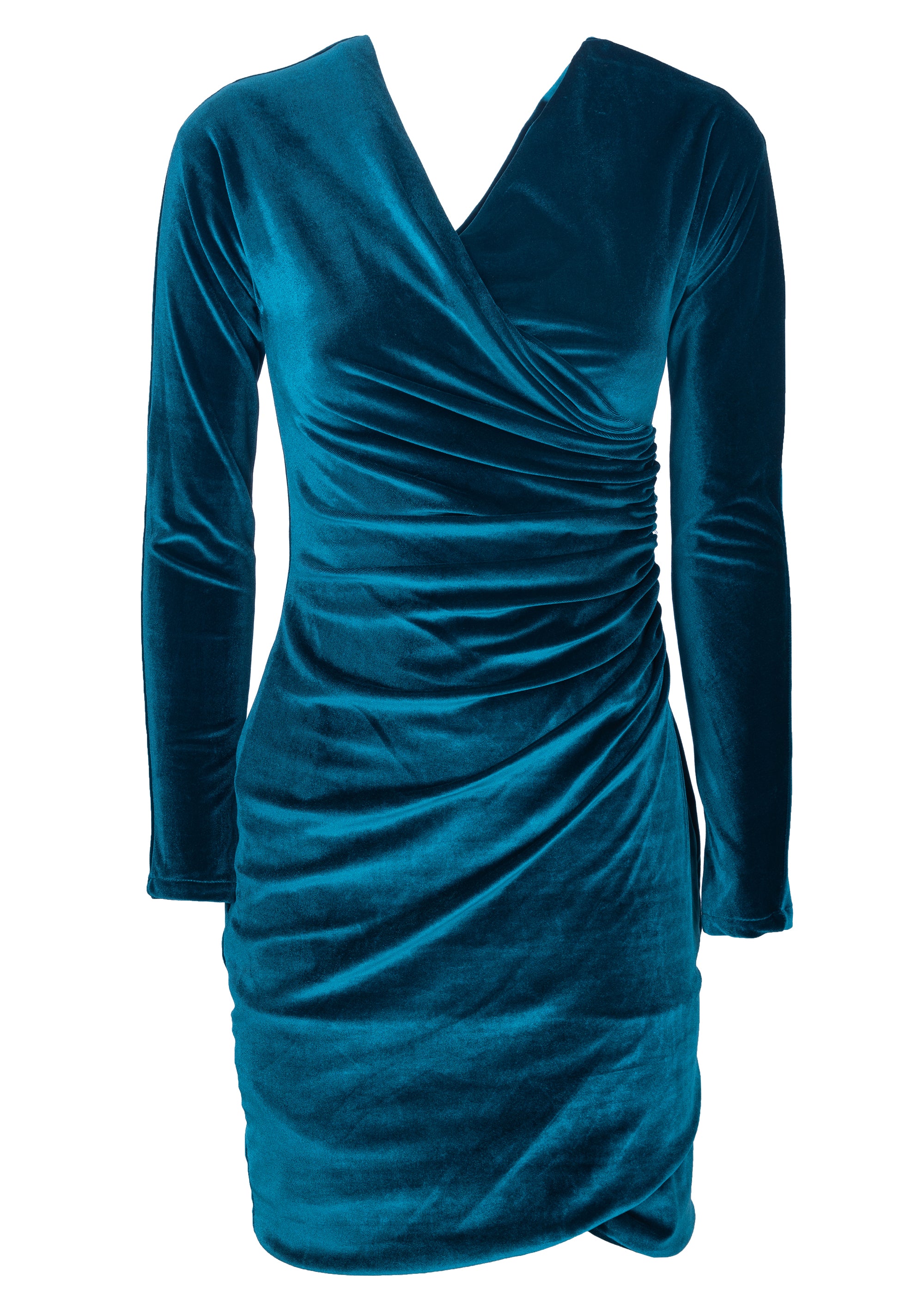 Mini dress slim fit made in velvet Fracomina FQ22WD1004W59601-L53_1