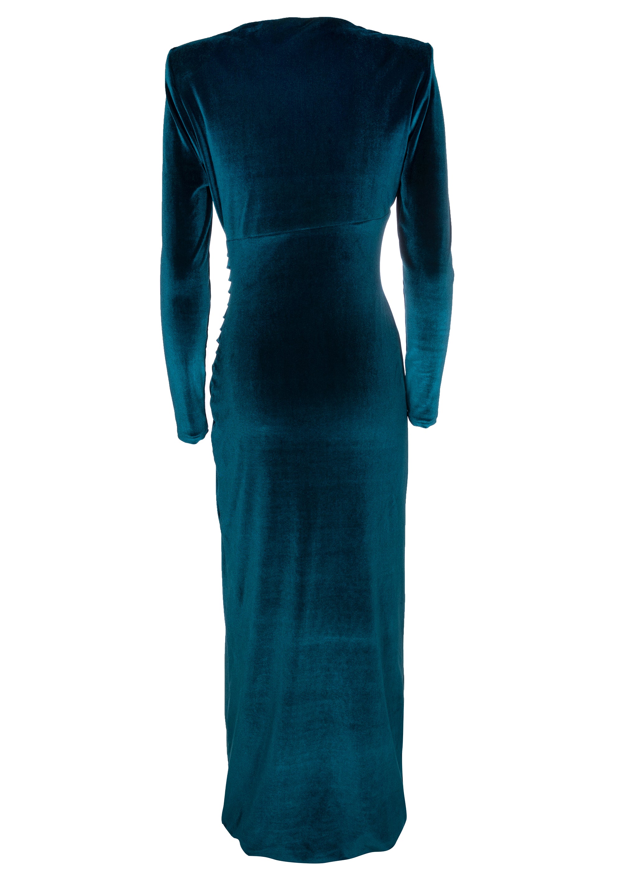 Long dress slim fit made in velvet Fracomina FQ22WD3005W59601-L53_2