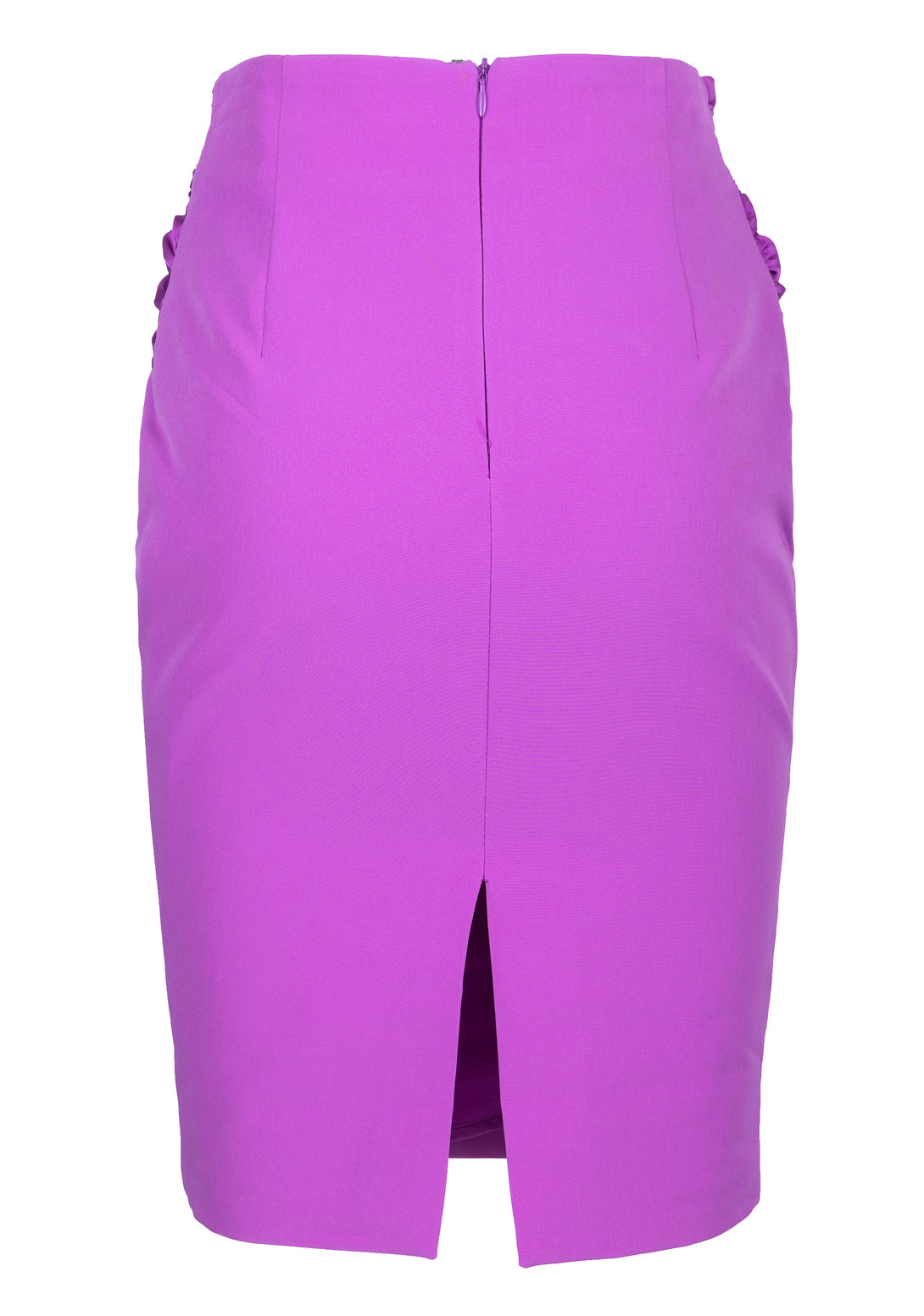 Sheath skirt slim fit made in technical fabric
