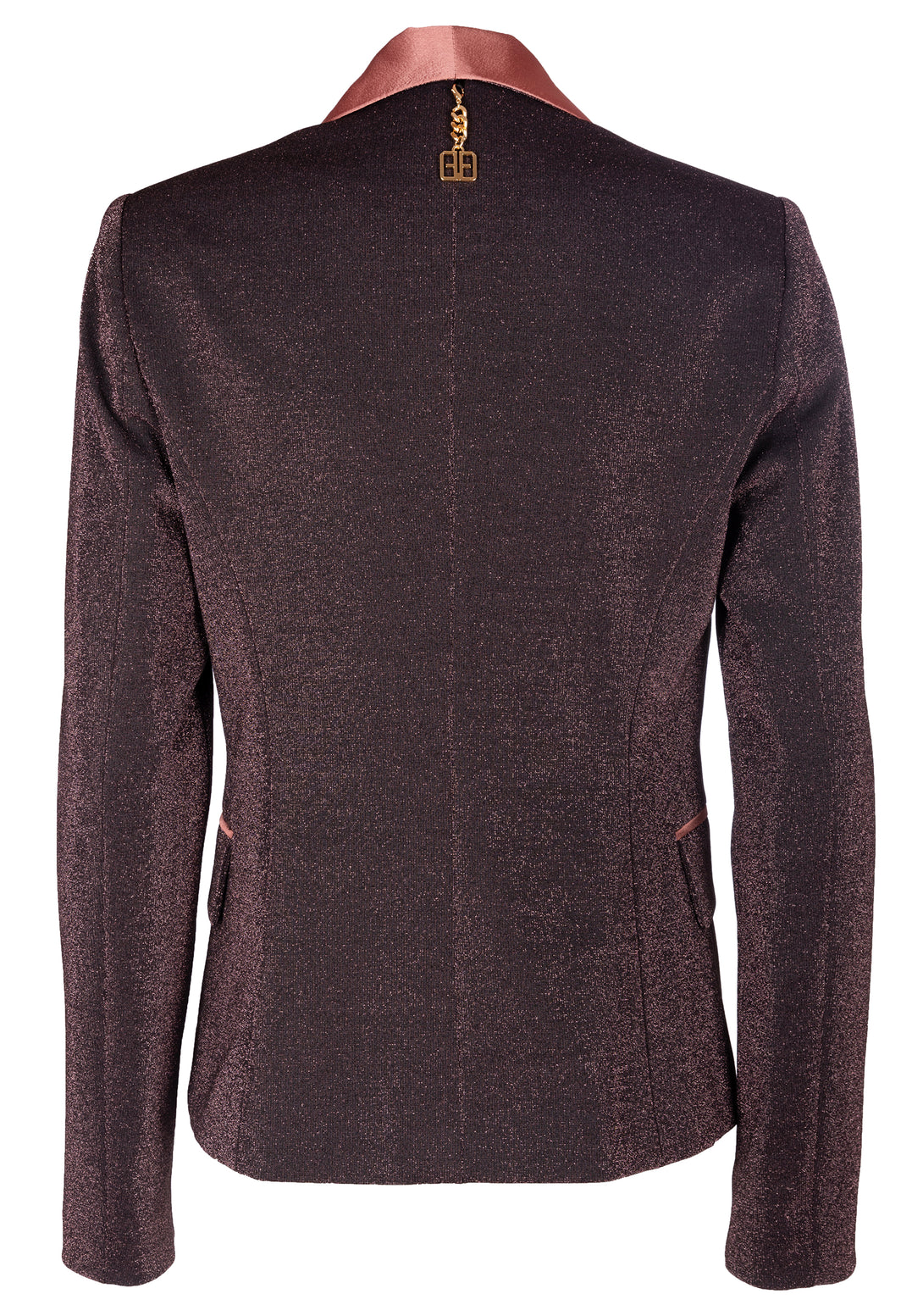 Blazer regular fit single breasted made in lurex