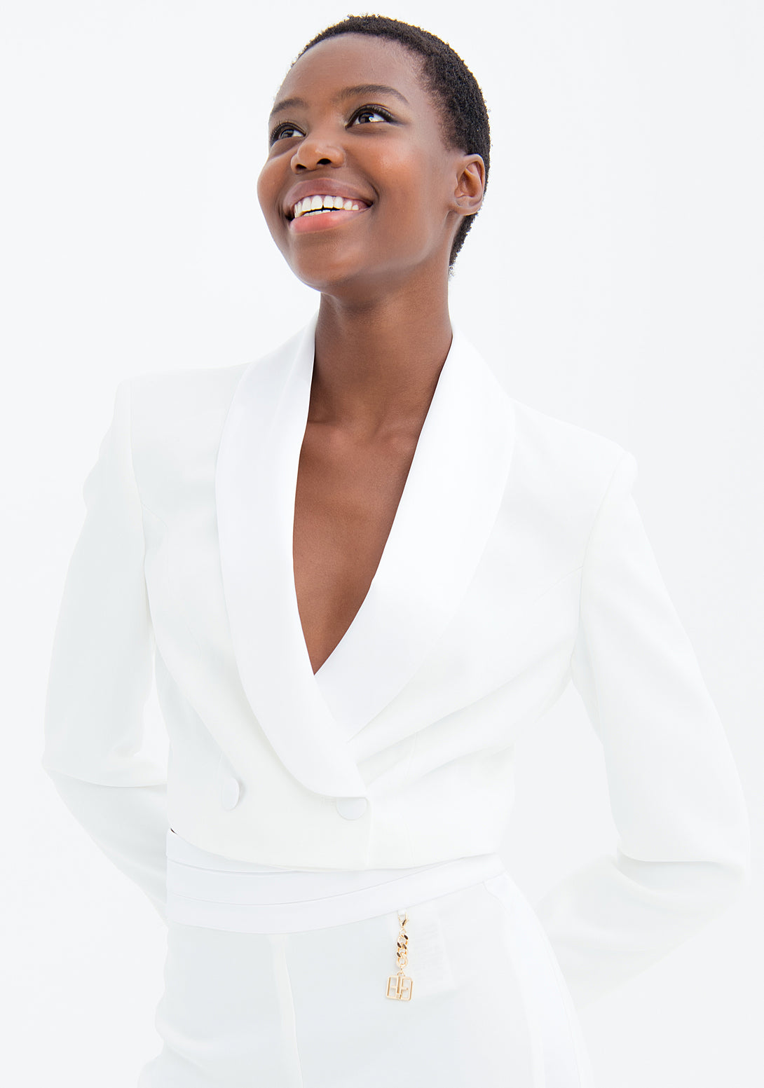 Blazer jacket cropped double breasted Fracomina FQ23SJ1001W42901-278-2