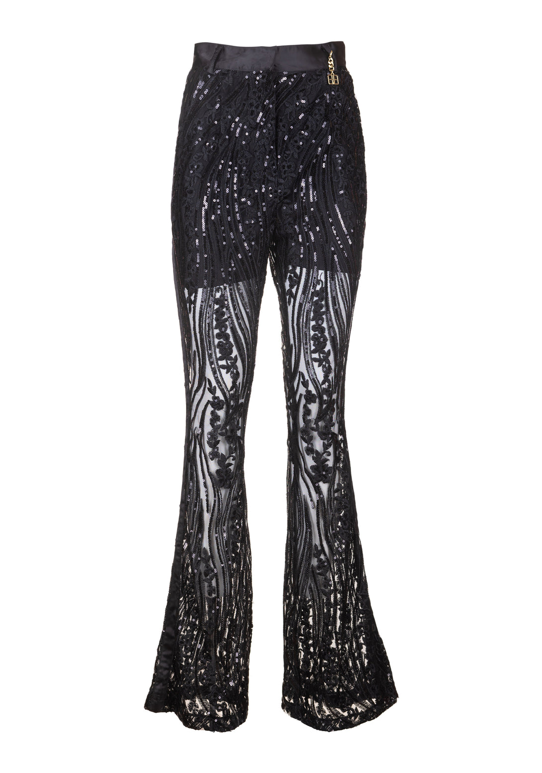 Palazzo pant flare made in sequins