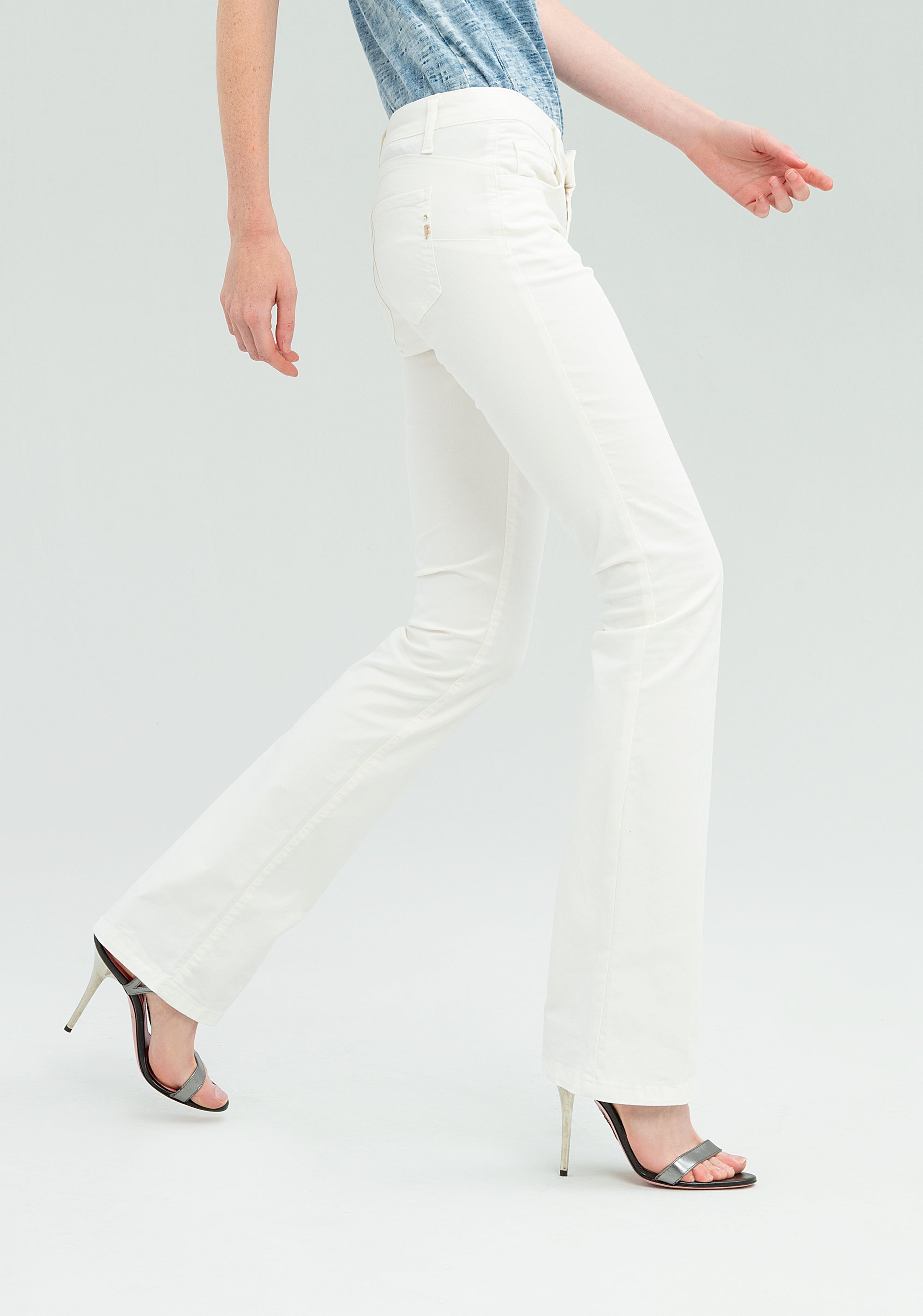 Low waist bootcut trousers Fracomina FR20SPCPAMELA3___108_03