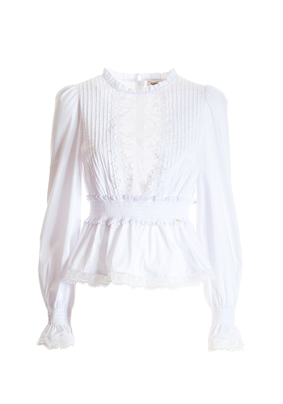 Blouse regular fit with lace details