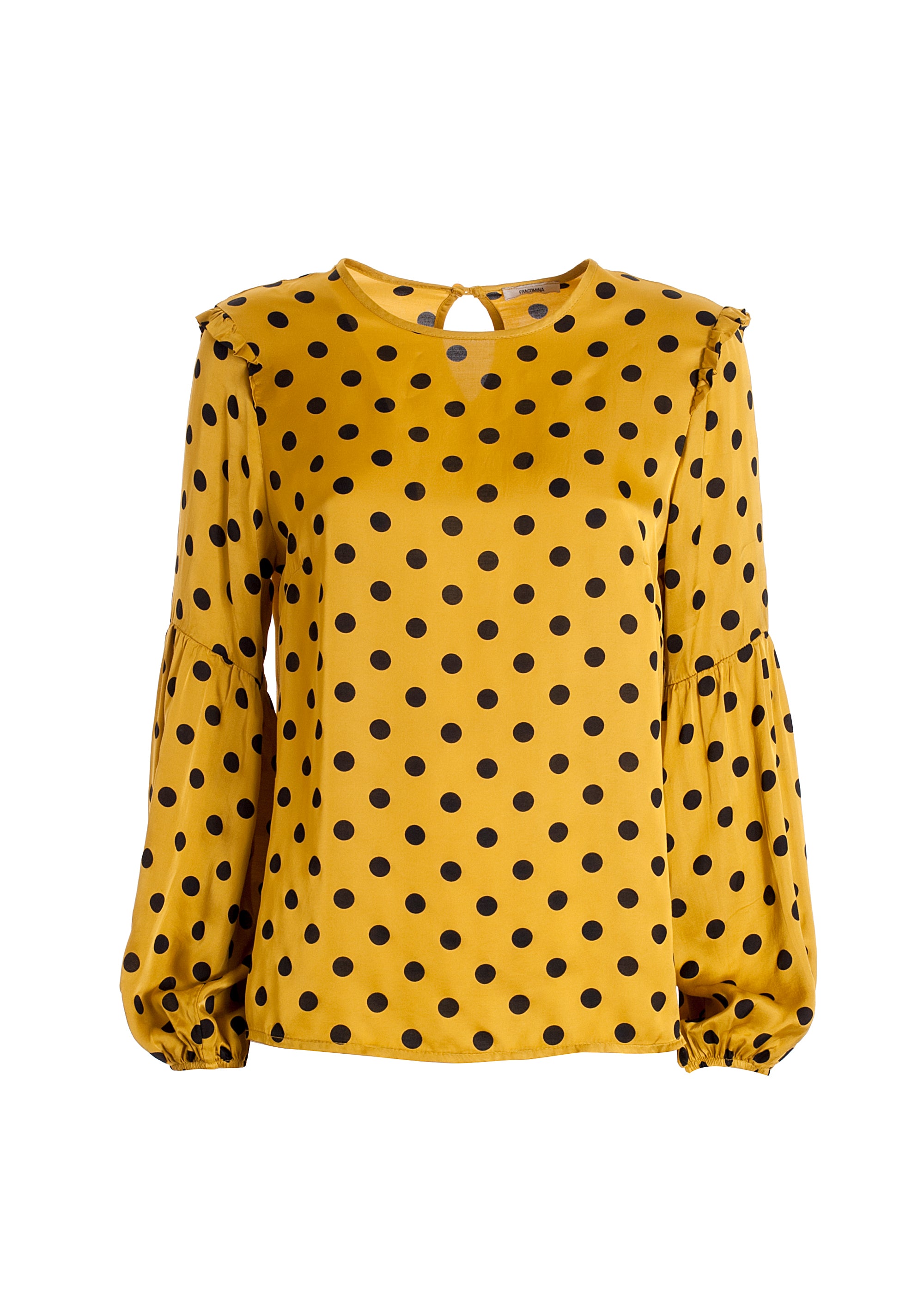 Blouse wide fit with polka dots pattern Fracomina FR21WT1040W418N4-303_06